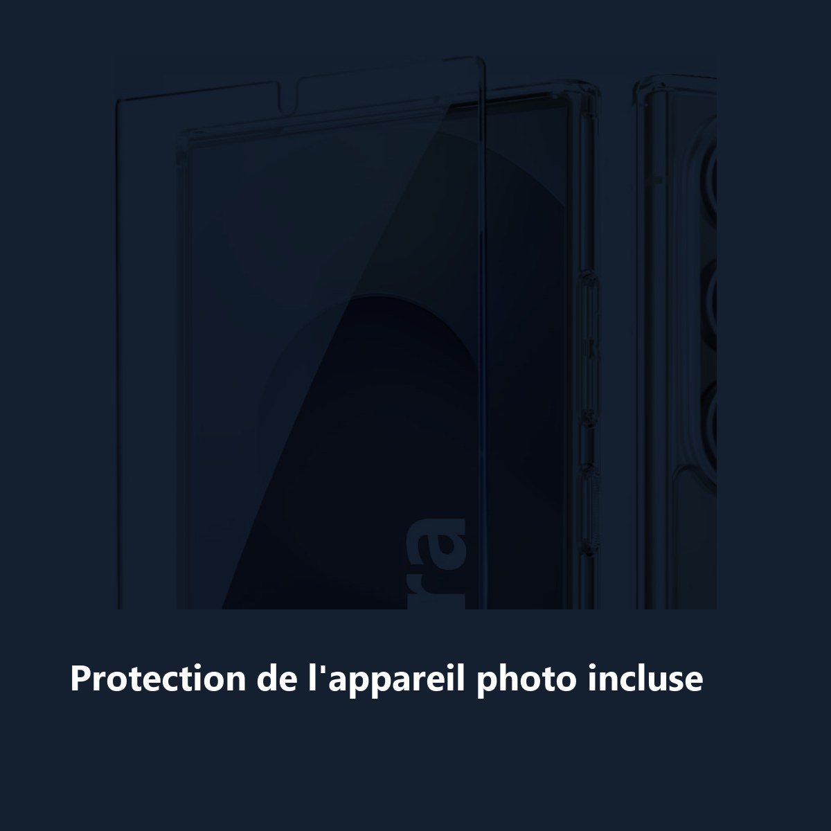 Protection de lappareil photo – Coque Silicone Transparente Compatible Magsafe + Verre Trempes et Protection Camera Arriere