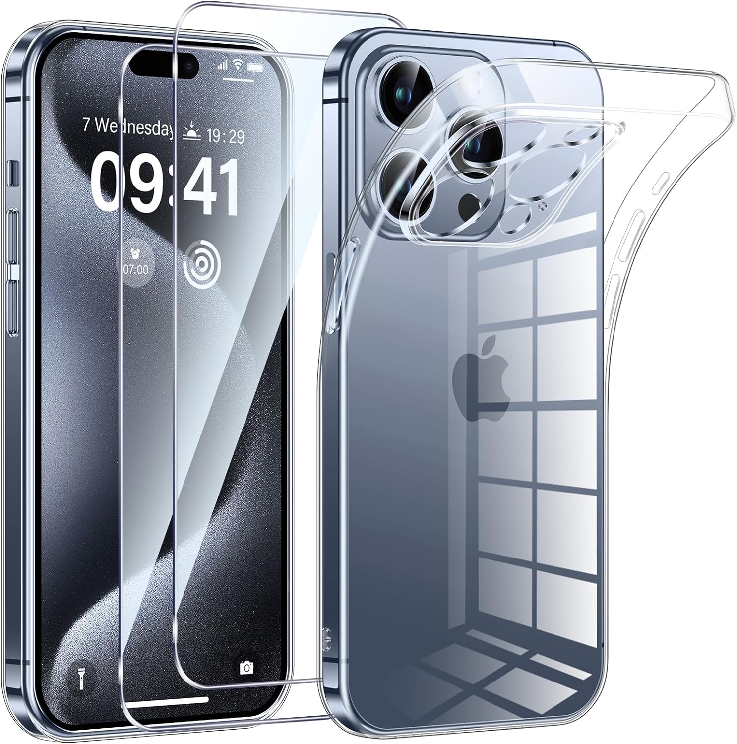 coque-transparente-vitre-protection-x2-iphone-15-pro-max