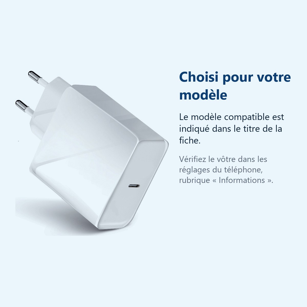 Accessoire ajusté au modèle exact – Chargeur Rapide 45W USB-C pour Samsung A42 / A52 / A72 / S21 / S21 Plus / S21 Ultra / S2