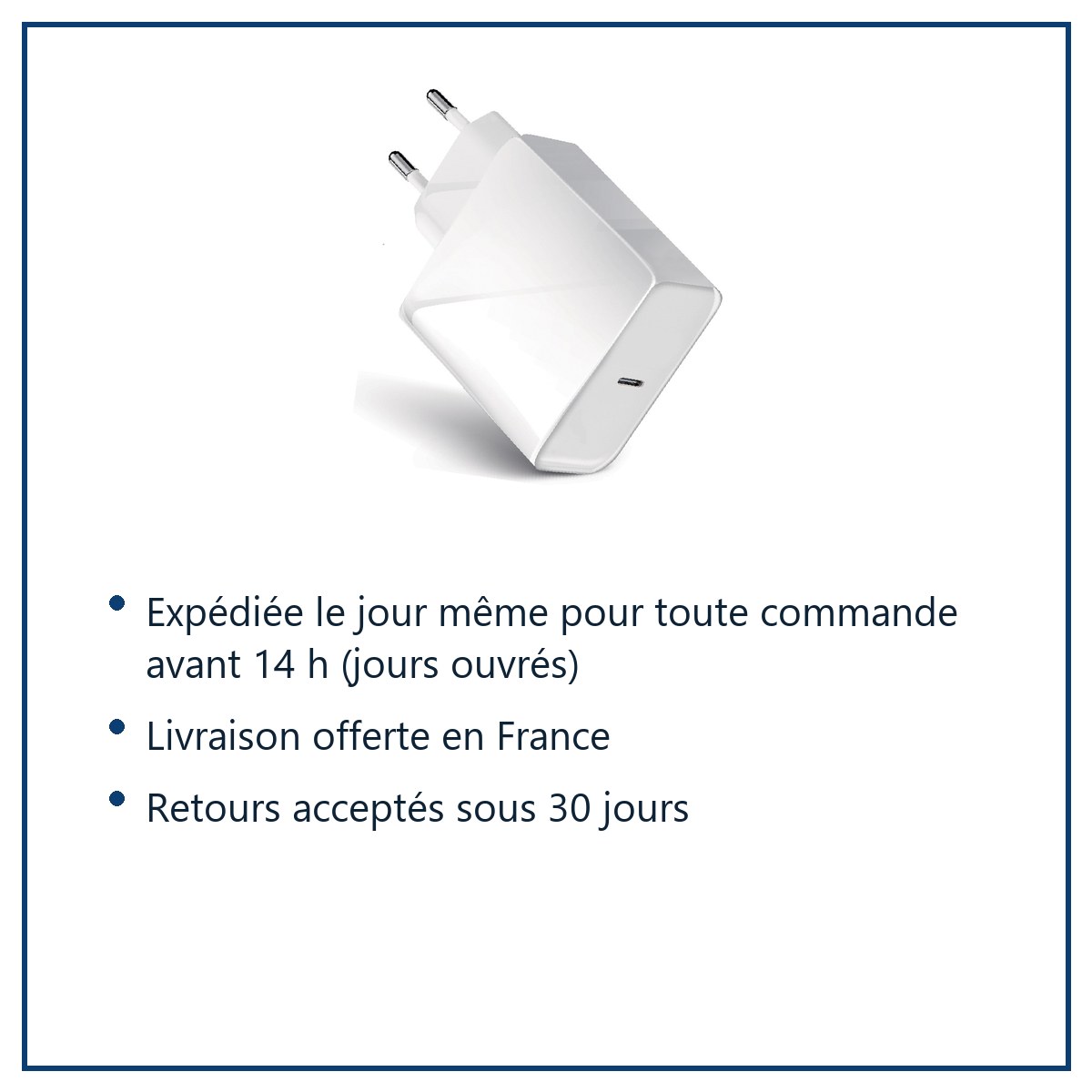 Expédition le jour même, livraison offerte, retours sous 30 jours – Chargeur Rapide 45W USB-C pour Samsung A42 / A52 / A72 /