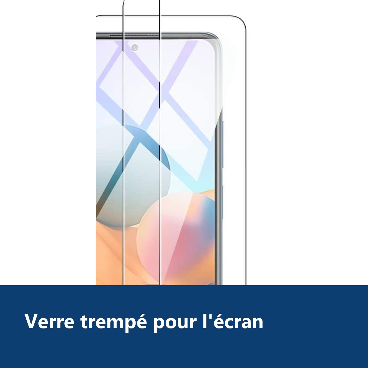 Vue de détail – Verres Trempes X3 Pour Xiaomi Note 10 5G