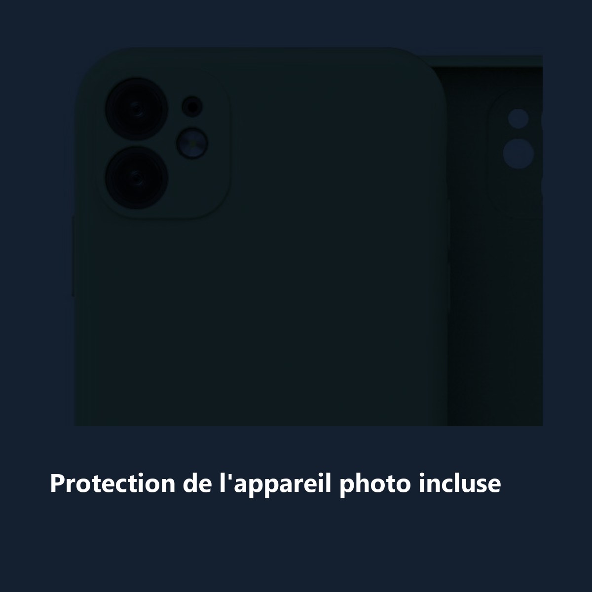 Protection de lappareil photo – Coque Silicone Pour iPhone 13 Couleur Vert Protection Objectif Appareil Photo