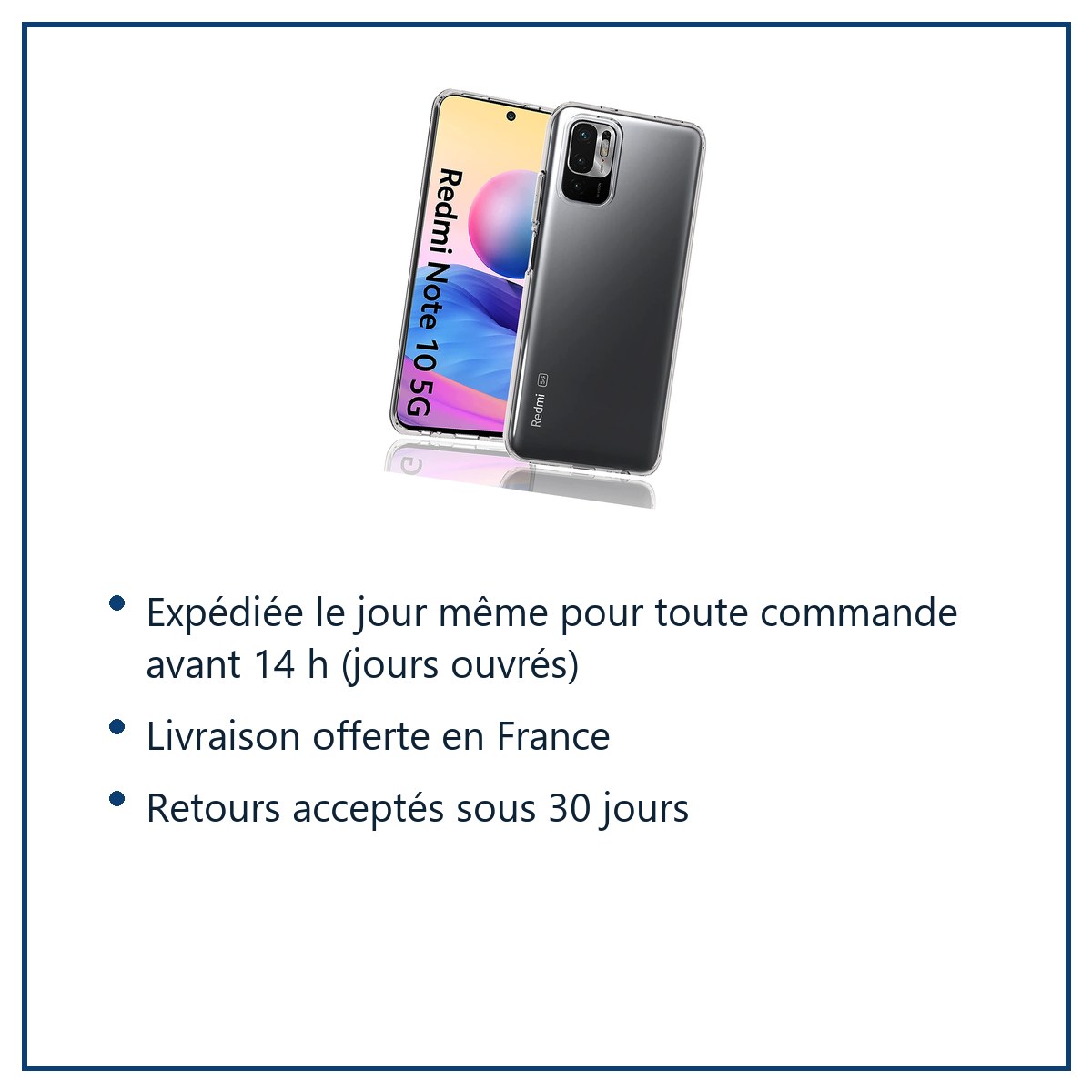 Expédition le jour même, livraison offerte, retours sous 30 jours – Coque Silicone Transparente Pour Xiaomi Note 10 5G
