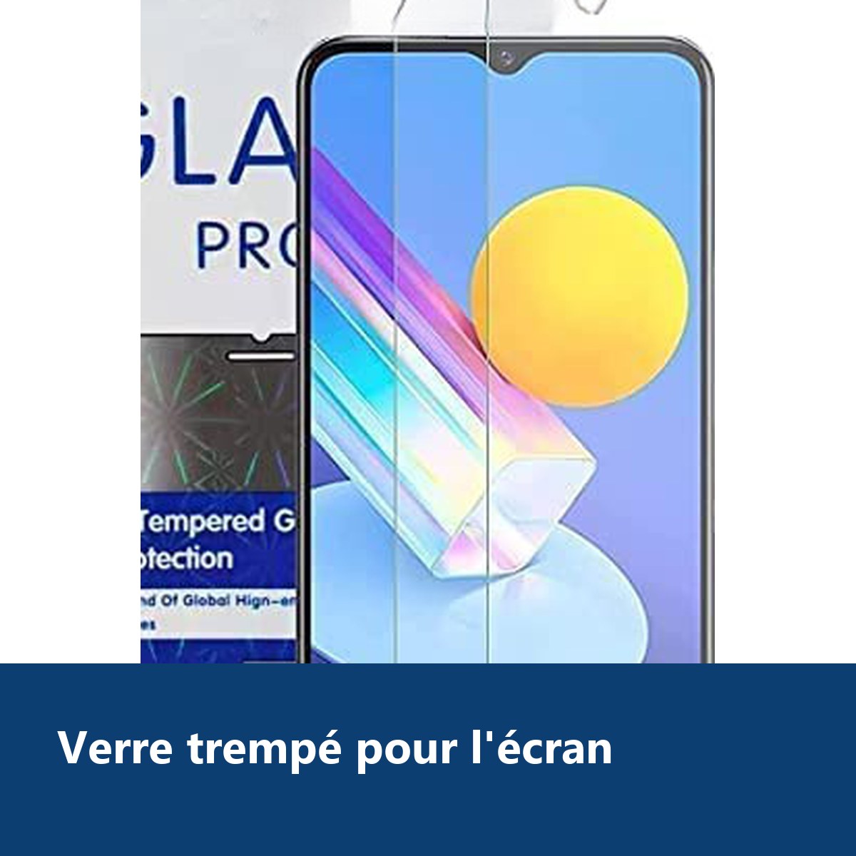 Vue de détail – Verres Trempes X2 Pour Vivo Y21s Y21 Y33s