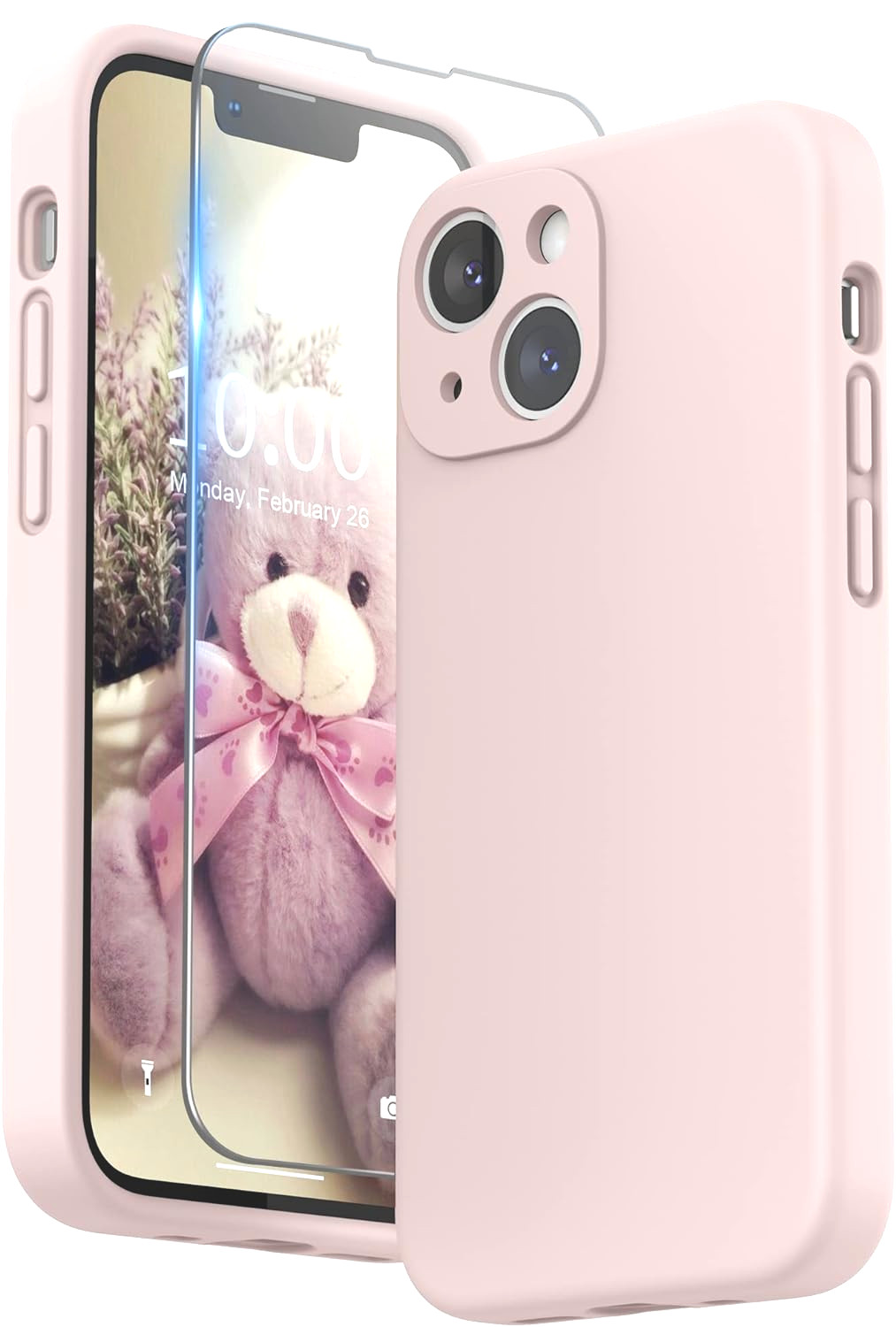 coque-silicone-rose-verre-trempe-iphone-13-mini-little-boutik