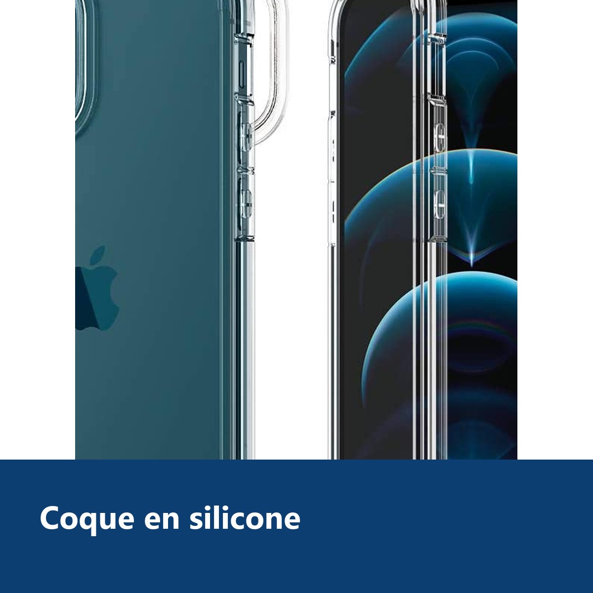 Vue de détail – Coque Silicone Pour Apple iPhone 12