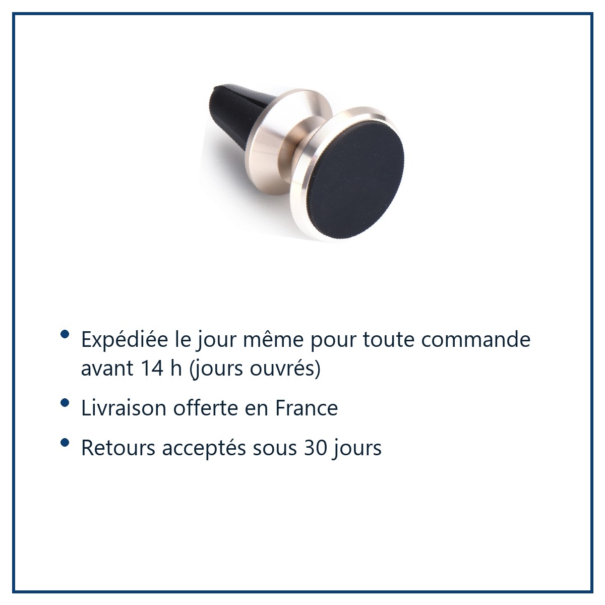 Expédition le jour même, livraison offerte, retours sous 30 jours – Support Voiture Magnetique Rotatif Pour Samsung A42 / A52