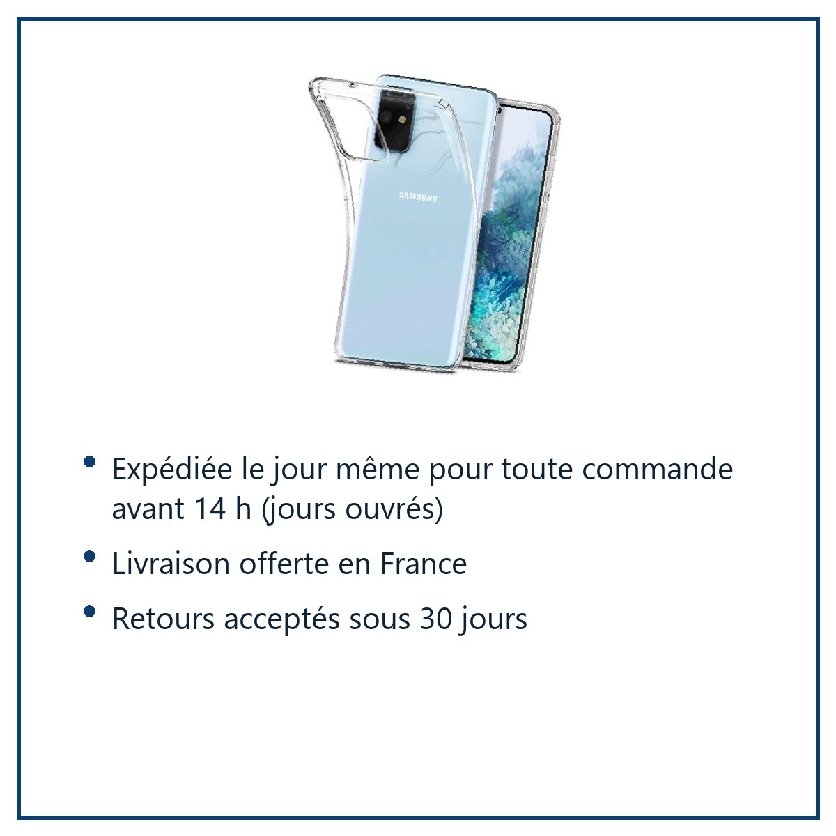 Expédition le jour même, livraison offerte, retours sous 30 jours – Coque Silicone pour Samsung S20 Plus Etui de Protection T