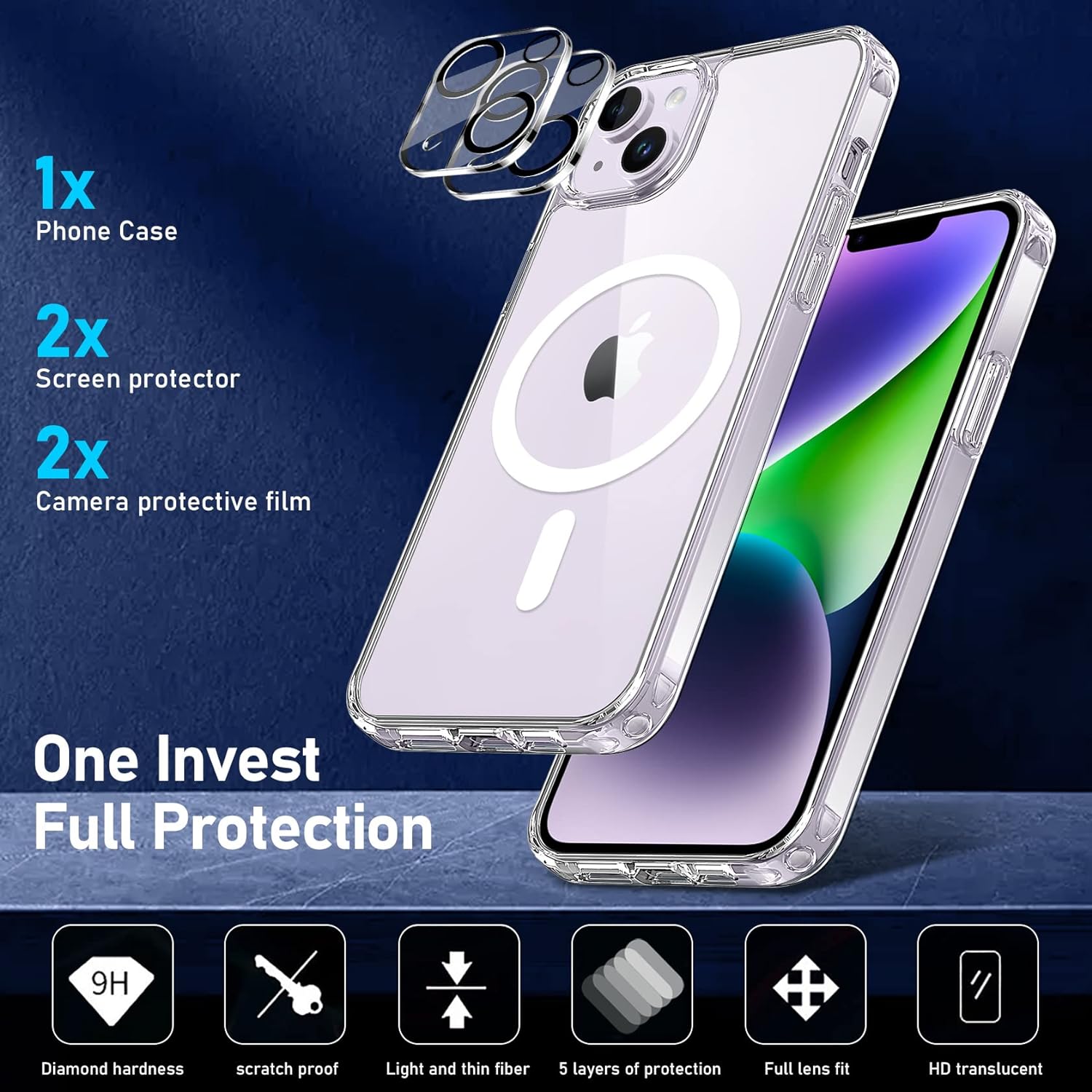 case-magsafe-pack-verre-trempe-camera-x2-iphone-14-little-boutik