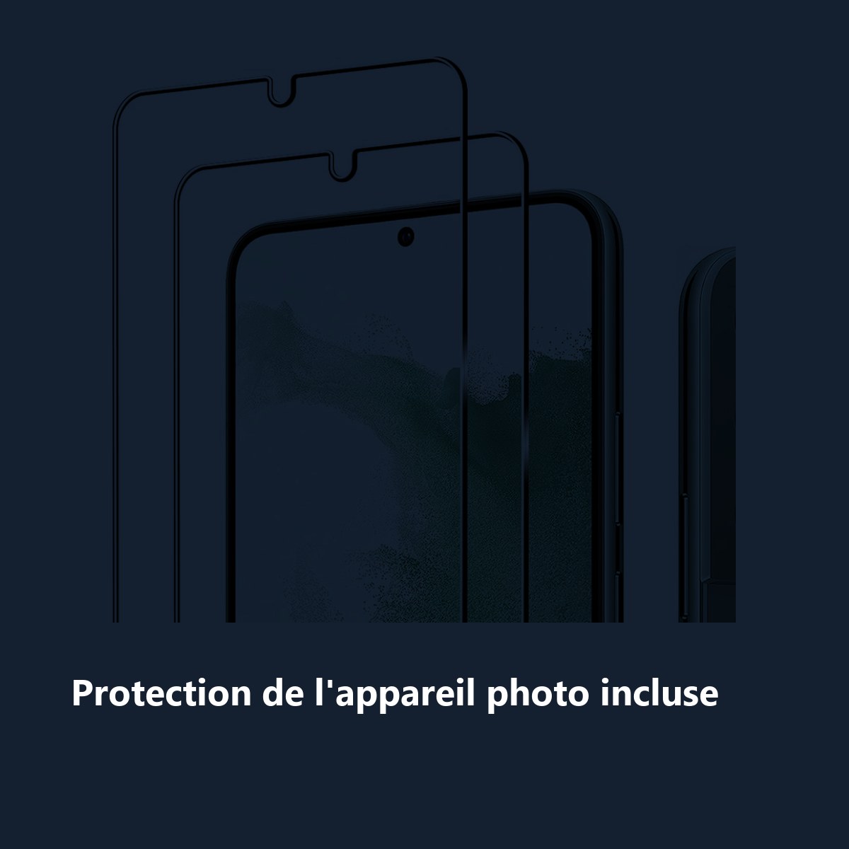 Protection de lappareil photo – Verres Trempés et Protections Caméra Arrière X2 Pour Samsung Galaxy S22 Plus