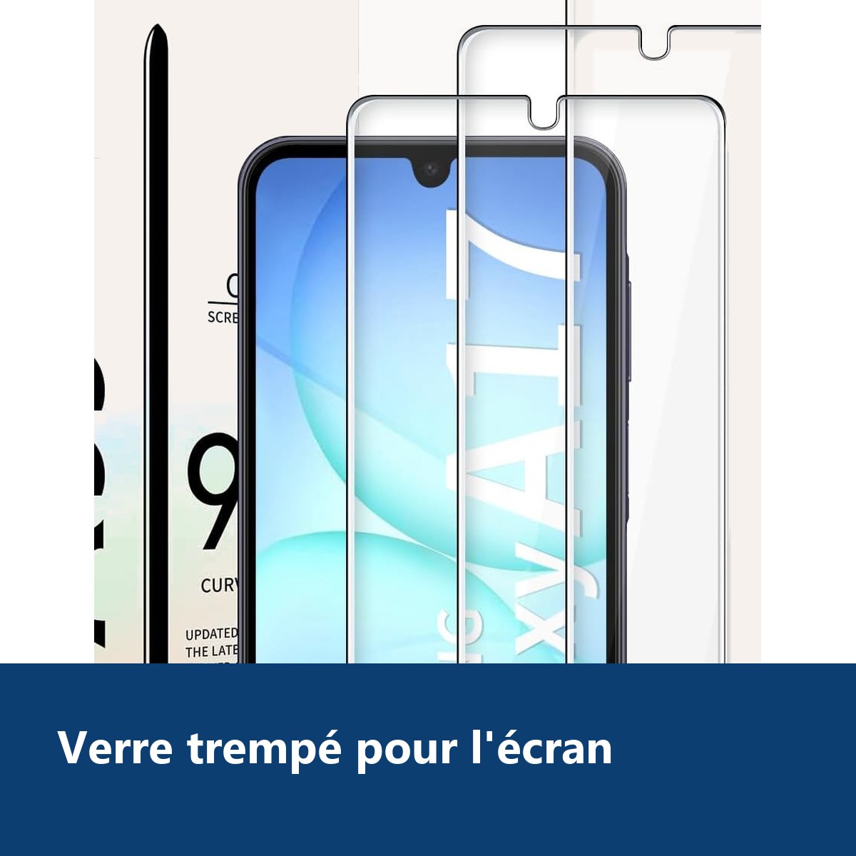 Vue de détail – Verres Trempés X3 Pour Samsung Galaxy A17