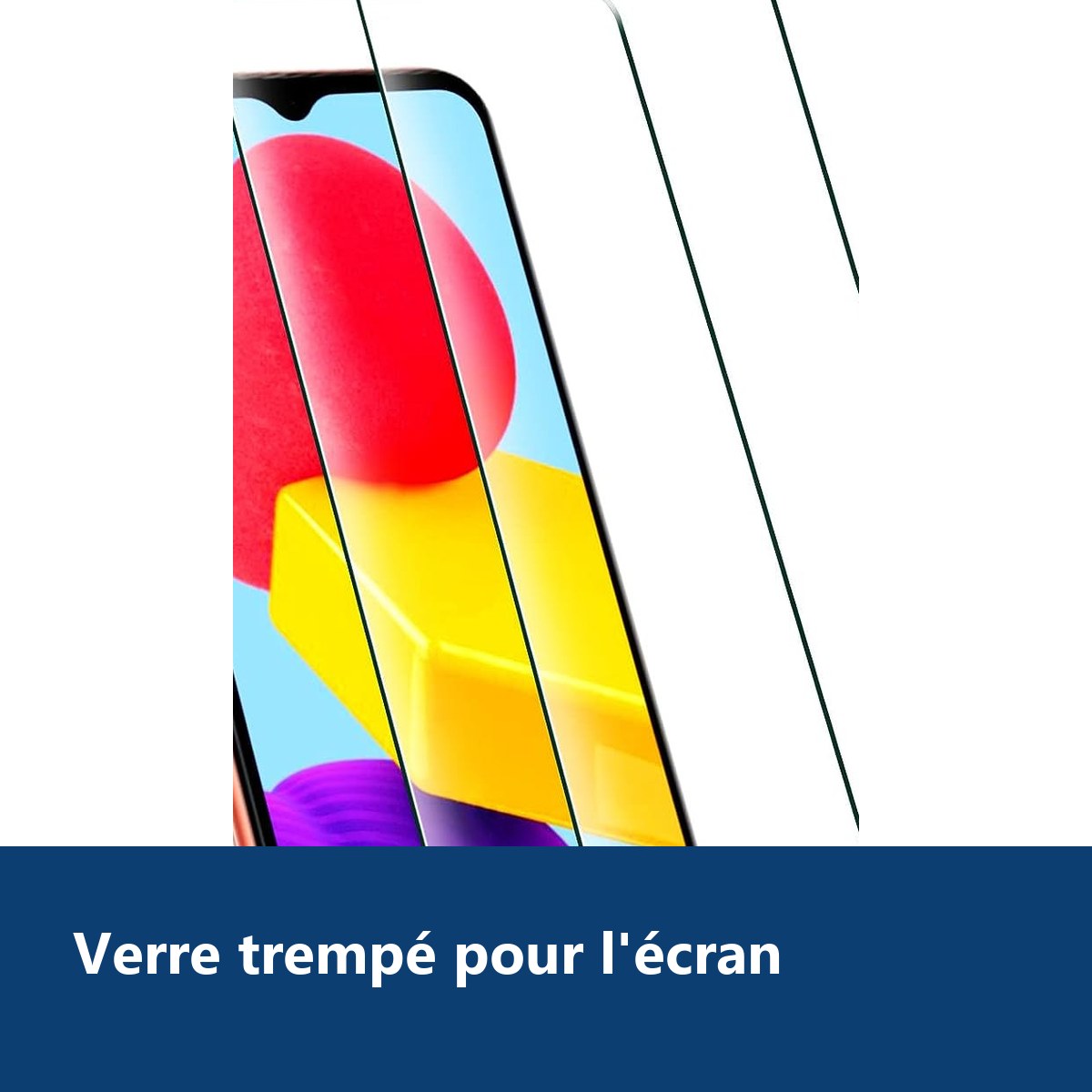 Vue de détail – Verres Trempés X2 Pour Samsung Galaxy M13 4G / M23 5G