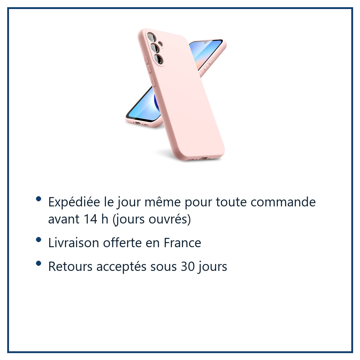 Expédition le jour même, livraison offerte, retours sous 30 jours – Coque Silicone Rose Pour Samsung Galaxy A34 5G