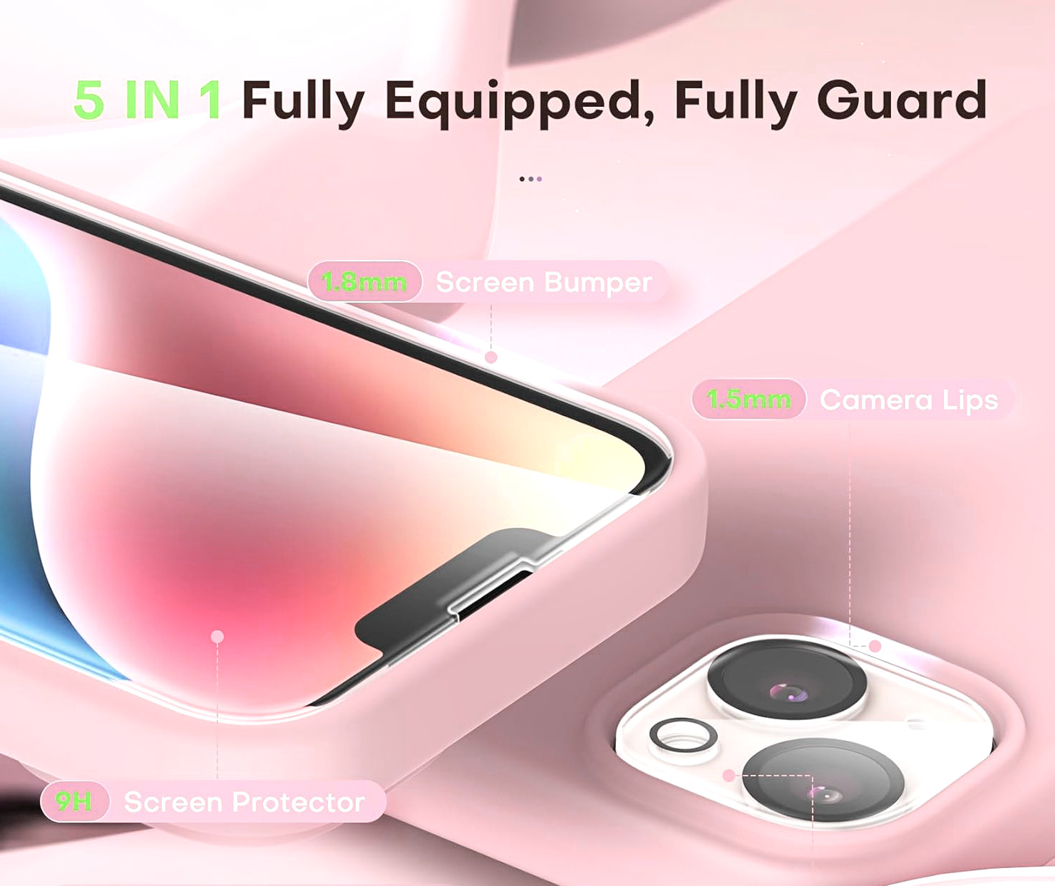 case-pink-pack-protection-ecran-camera-x2-iphone-14-little-boutik