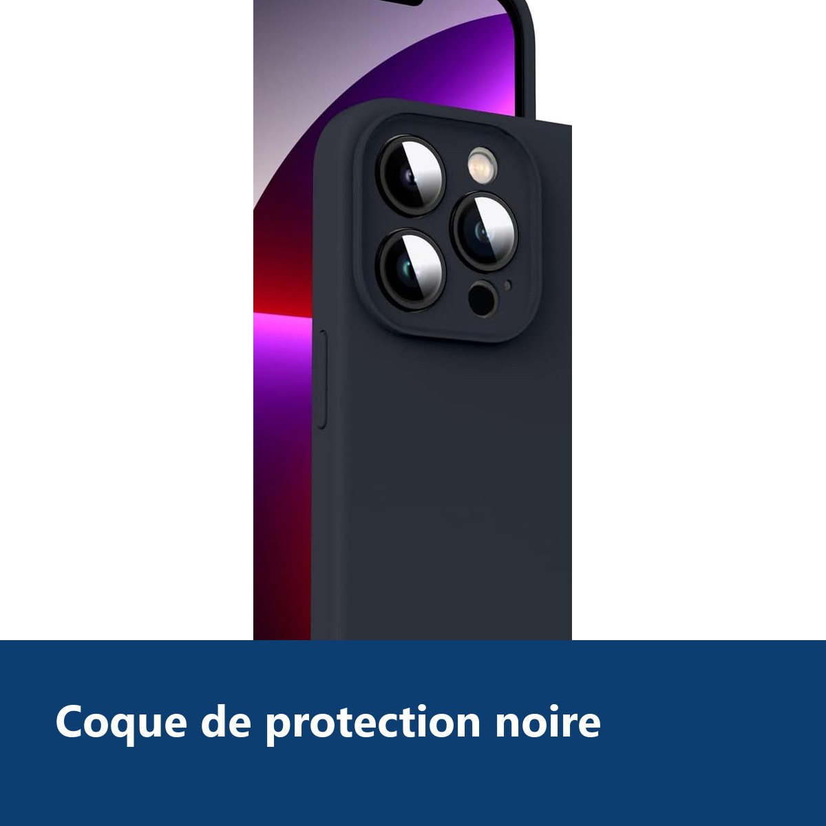 Vue de détail – Coque Noir pour iPhone 13 Pro Max (6,7 pouces)