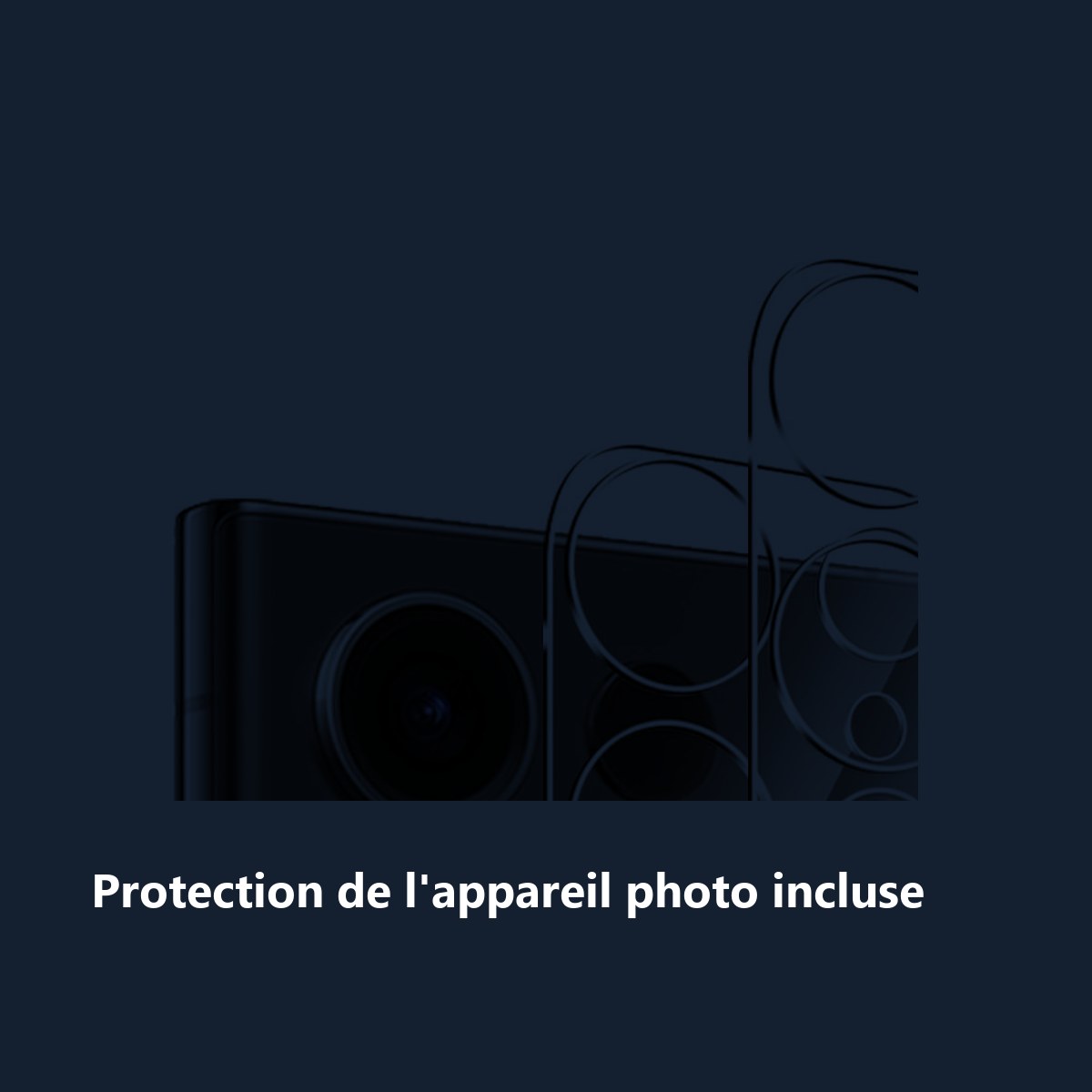 Protection de lappareil photo – Verres Protection Caméra Arrière Transparent X3 Pour Samsung Galaxy S23 Plus