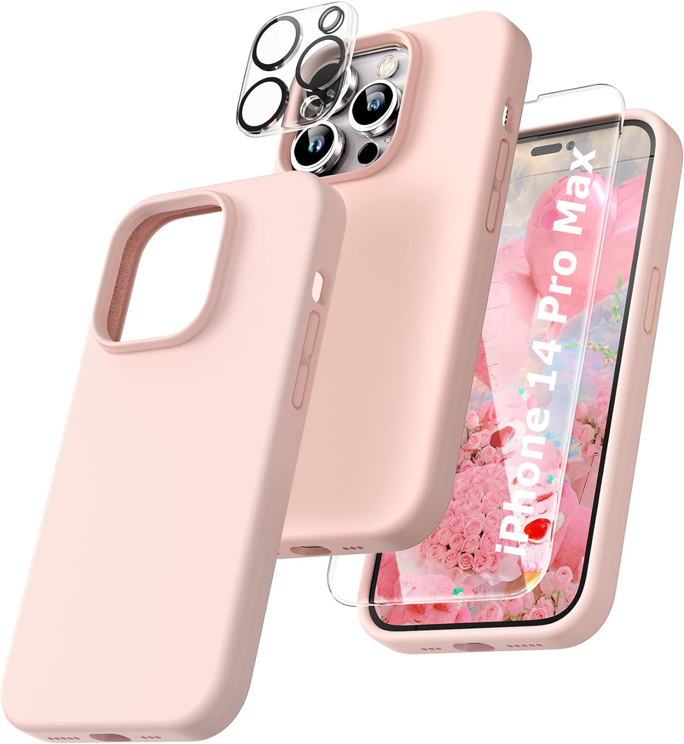 coque-rose-pack-protection-ecran-camera-iphone-14-pro-max-little-boutik