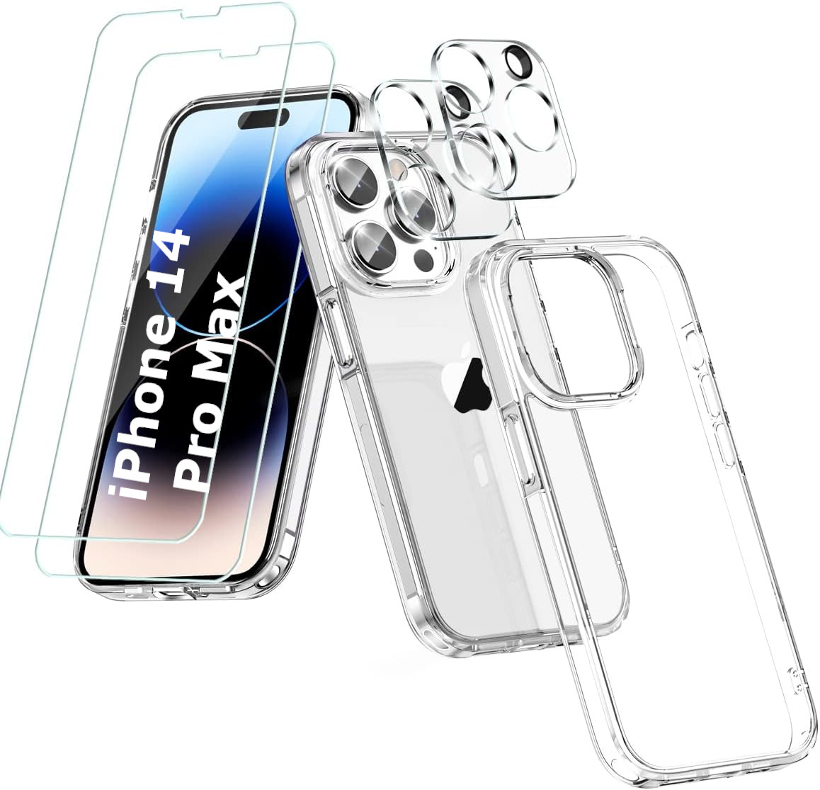 coque-transparente-pack-protection-ecran-camera-x2-iphone-14-pro-max-little-boutik