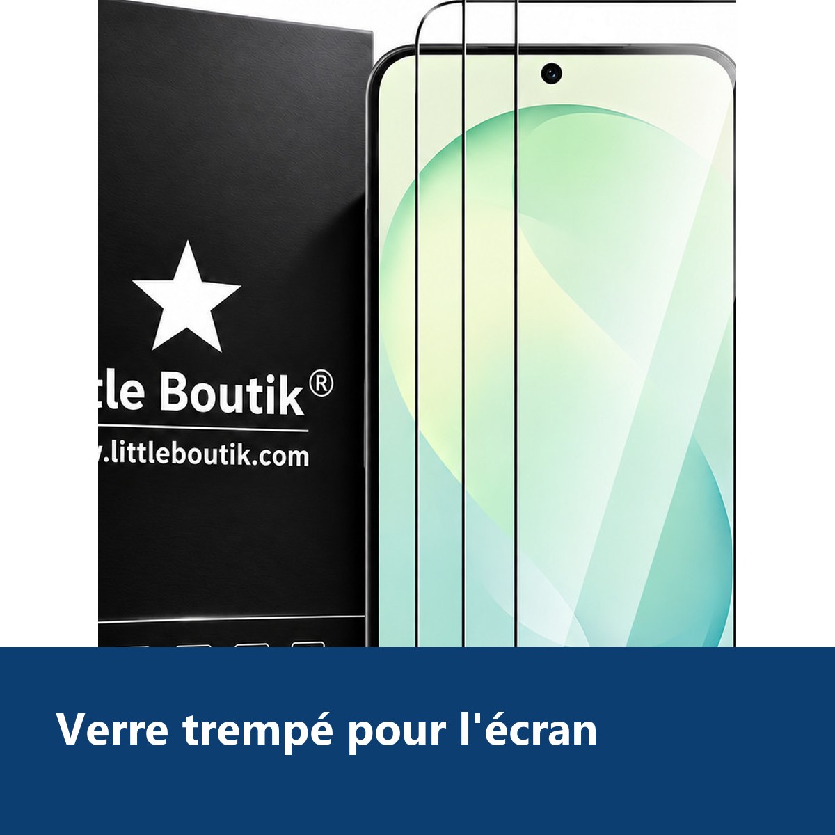 Vue de détail – Verres Trempés X3 Pour Samsung S26 FE