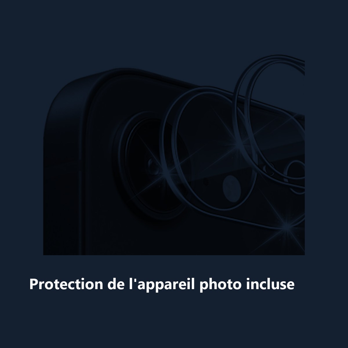 Protection de lappareil photo – Verres Protection Caméra Arrière Transparent X3 Pour iPhone 16e
