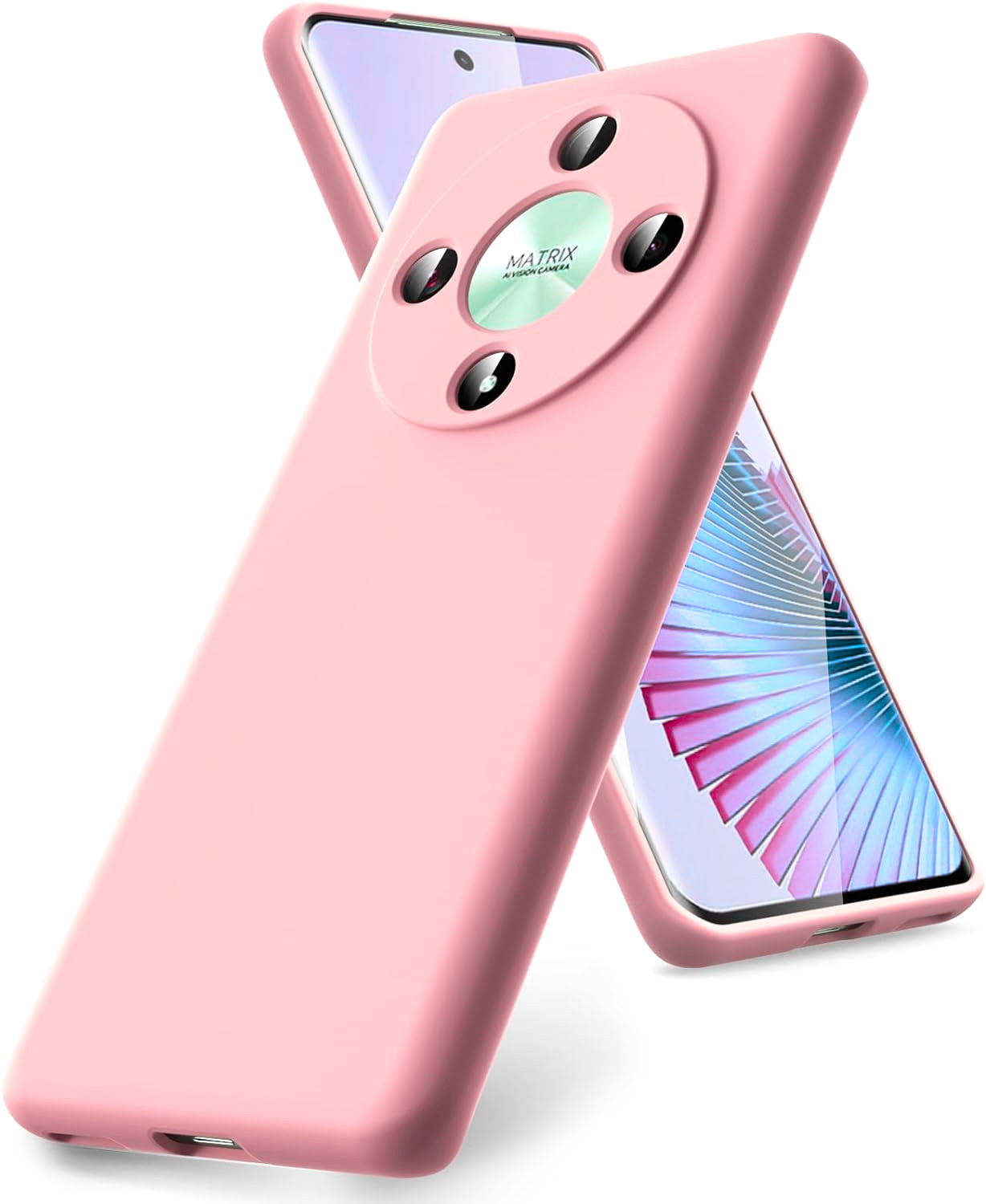 coque-silicone-rose-pour-honor-magic-6-lite-little-boutik