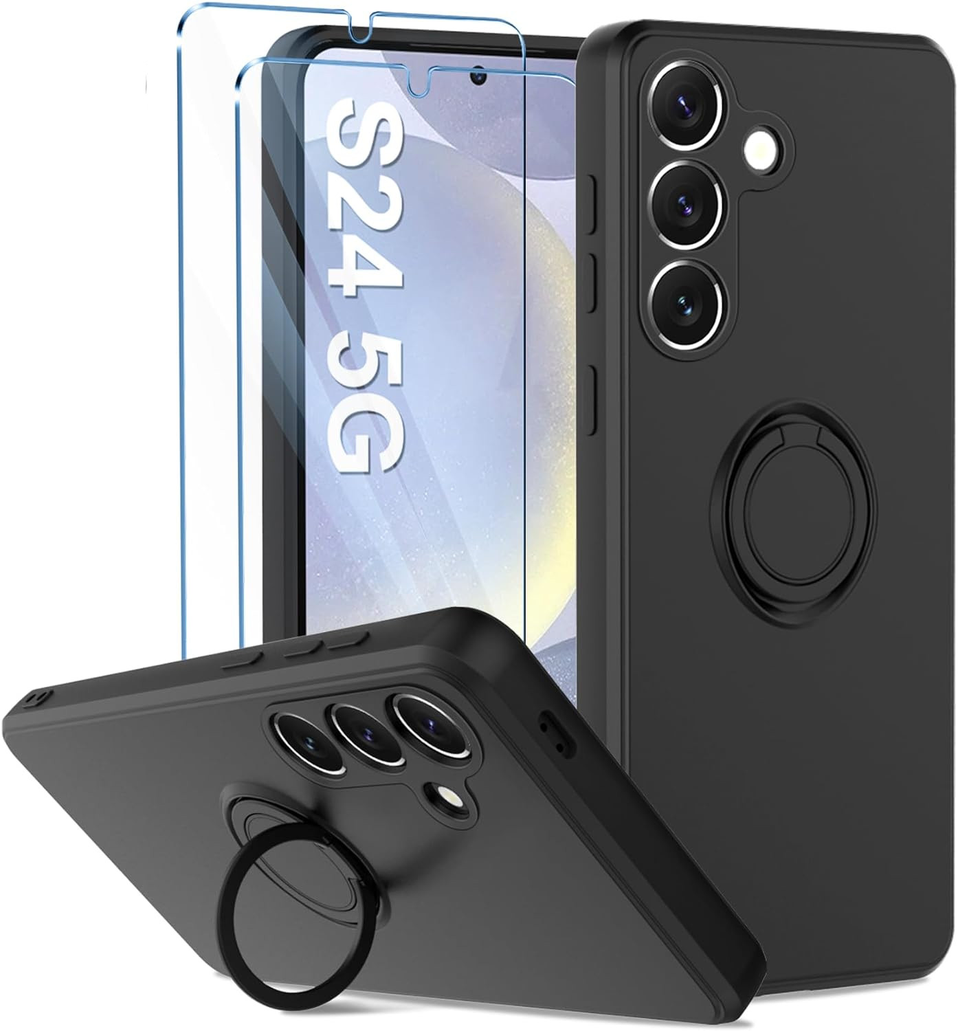 case-anneau-noir-glass-x2-pour-samsung-s24-little-boutik