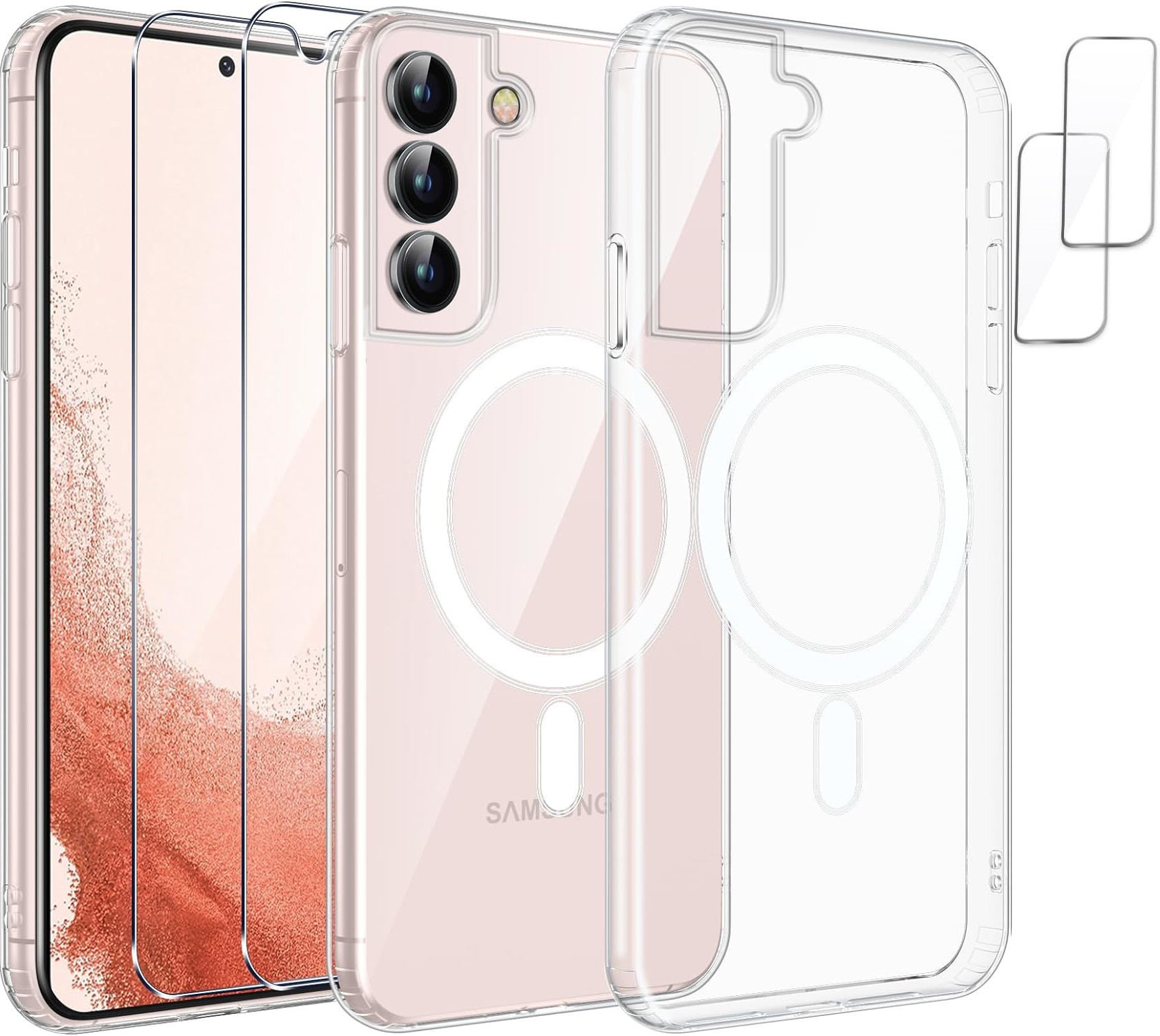 coque-silicone-transparente-magsafe-verre-trempe-protection-camera-arriere-x2pour-samsung-s22-plus-little-boutik