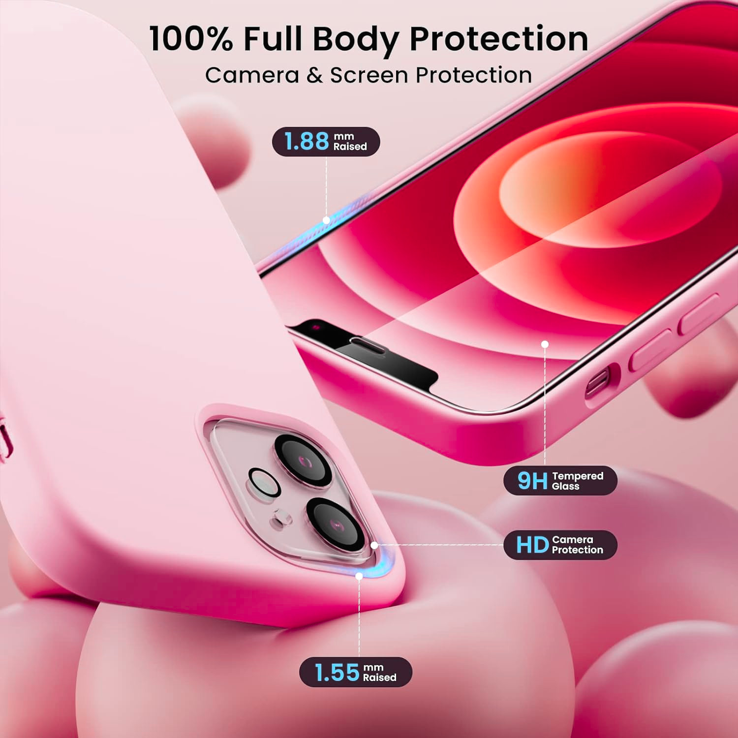 coque-silicone-rose-protection-vitre-verre-trempe-ecran-lense-camera-x2-pour-iphone-12-little-boutik