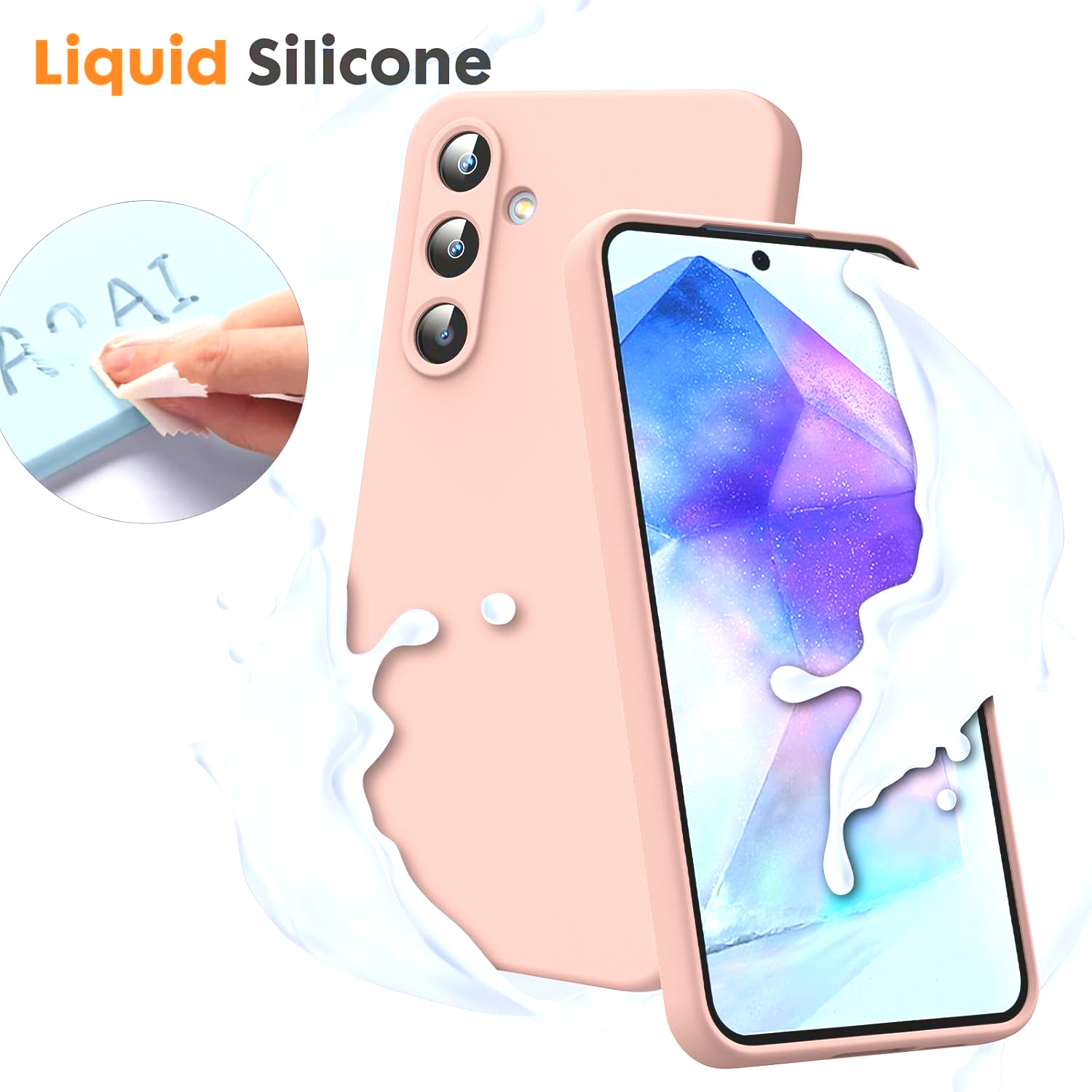 case-antichoc-silicone-rose-pour-samsung-glaxy-a55-little-boutik