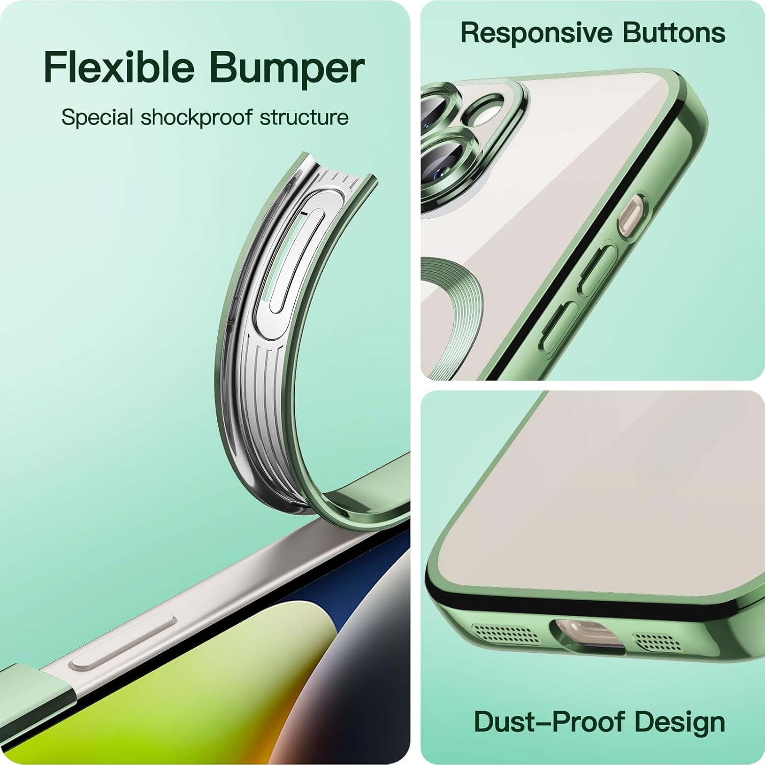 coque-antichoc-iphone-14-plus-magsafe-silicone-green-little-boutik