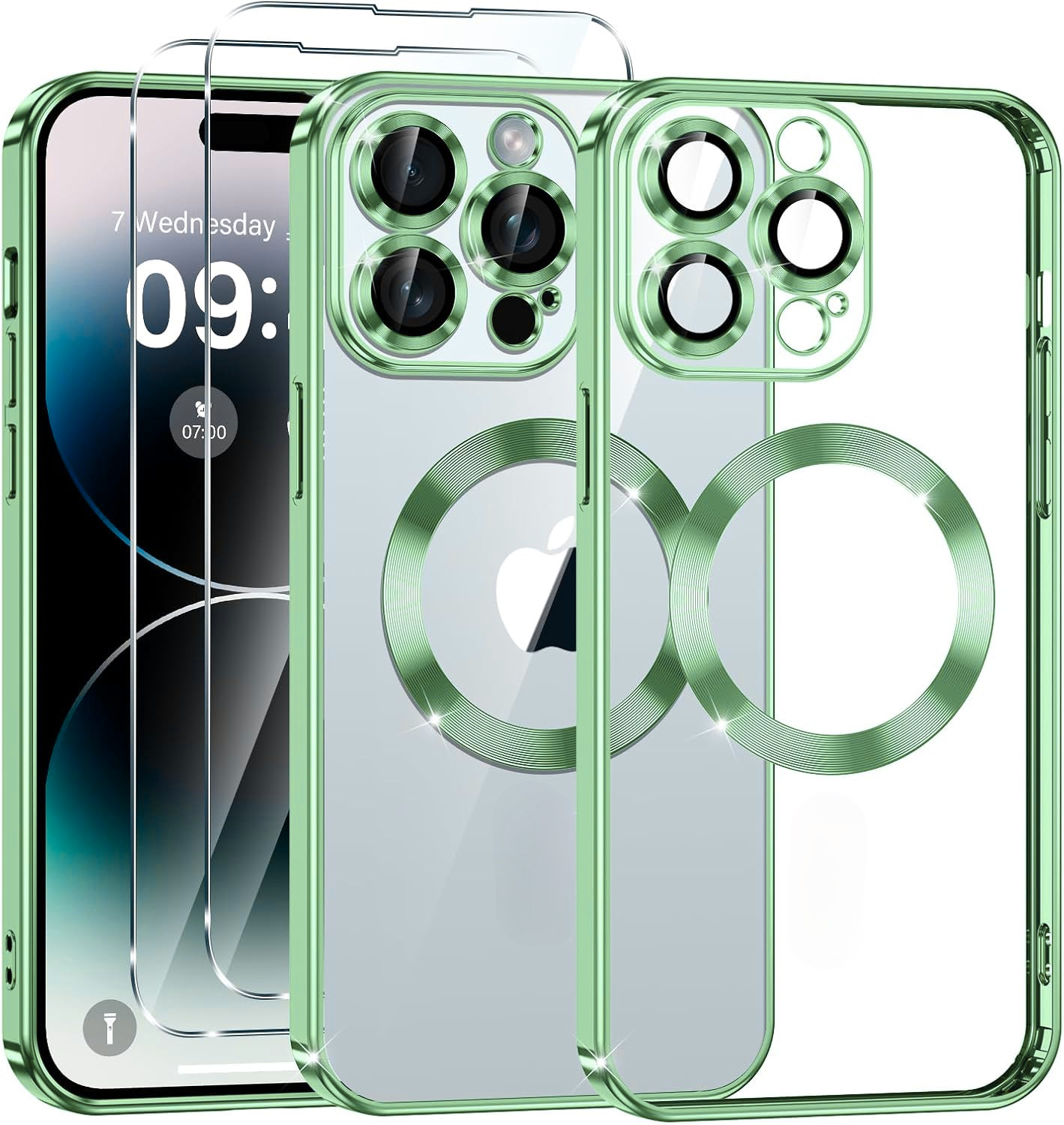 case-antichoc-iphone-14-pro-max-magsafe-silicone-green-glass-x2-little-boutik