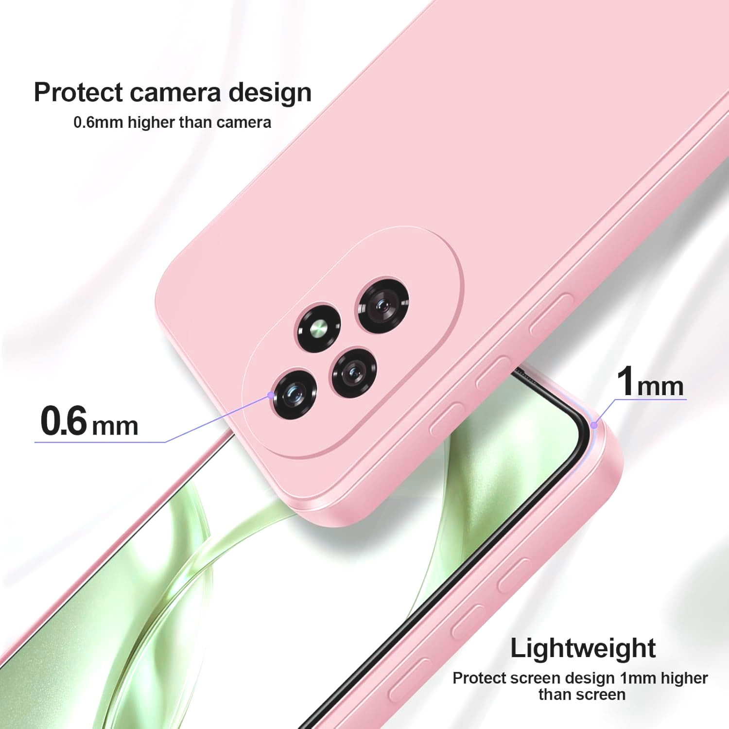 case-rose-pour-honor-200-silicone-little-boutik