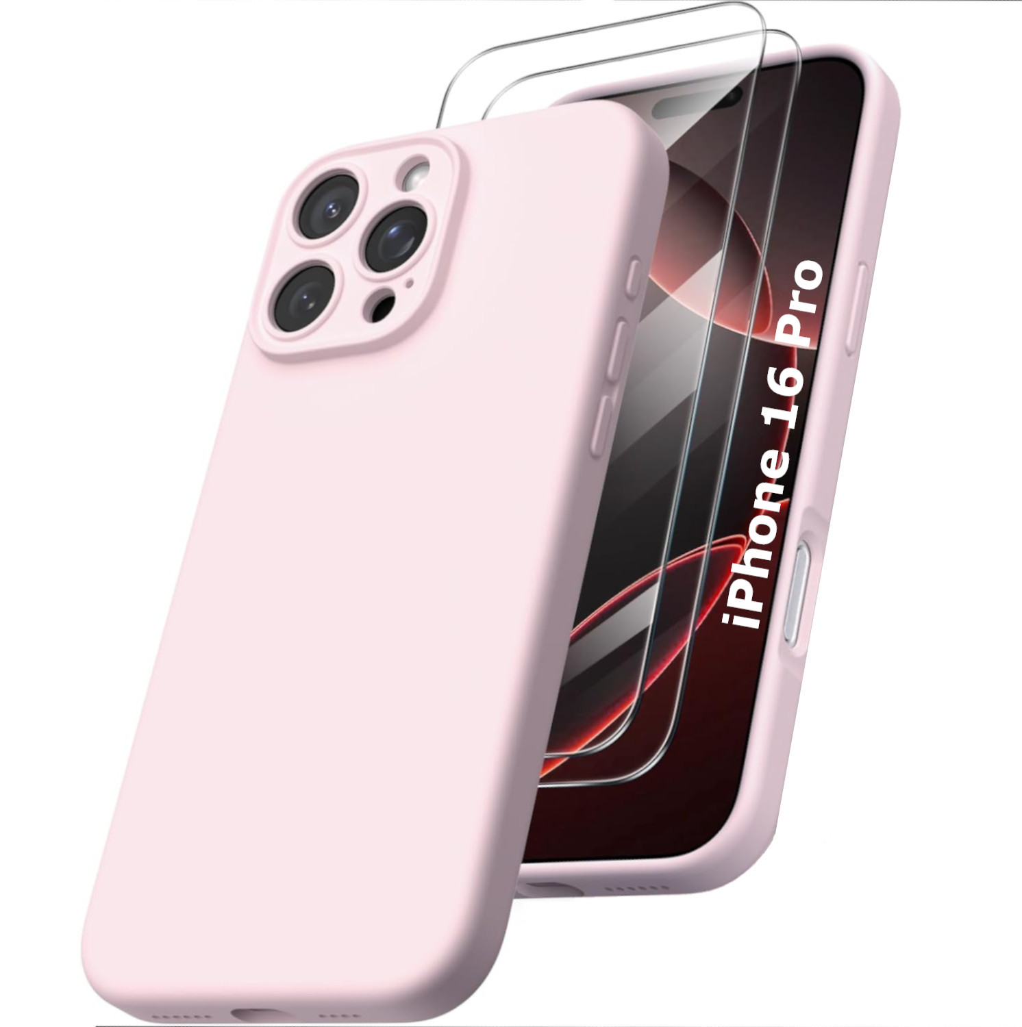 coque-silicone-rose-verre-trempe-x2-iphone-16-pro-little-boutik
