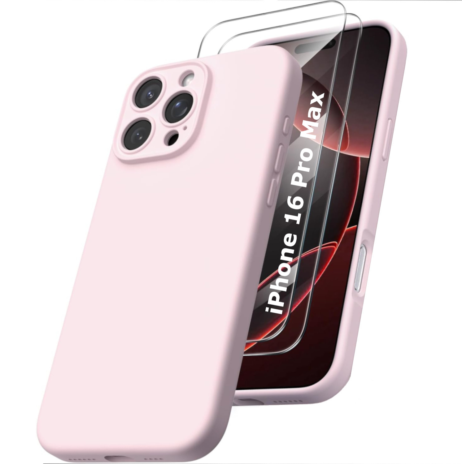 coque-silicone-rose-verre-trempe-x2-iphone-16-pro-max-little-boutik