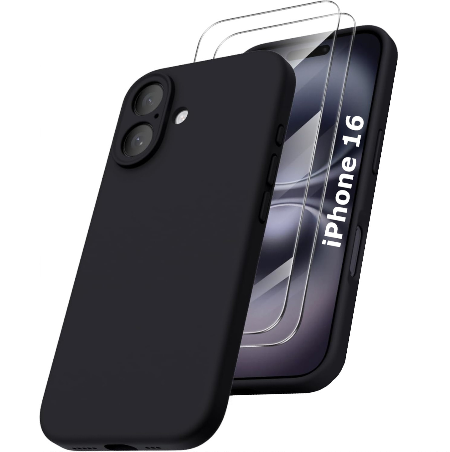 coque-silicone-noir-verre-trempe-x2-pour-iphone-16-little-boutik