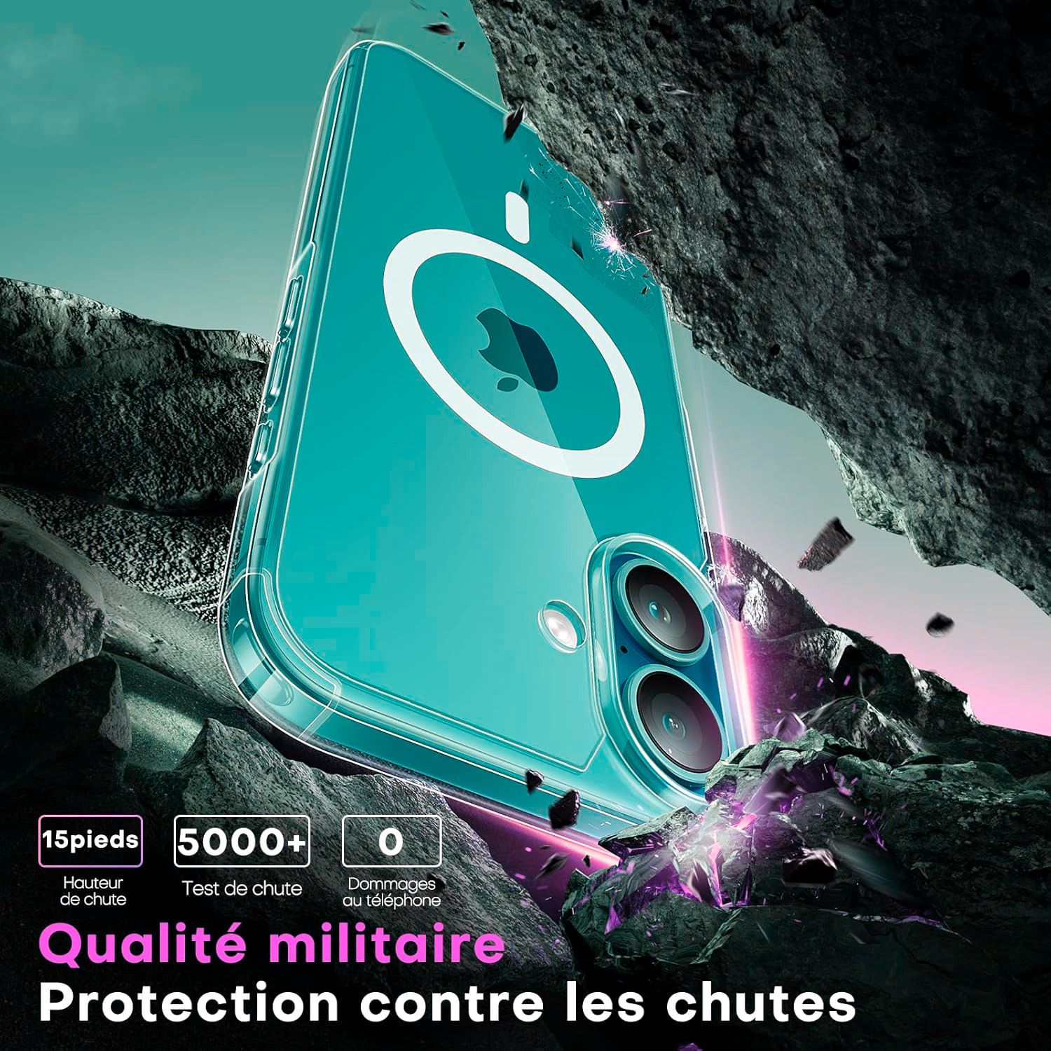 coque-silicone-transparente-pack-glass-x2-pour-iphone-16-plus-little-boutik