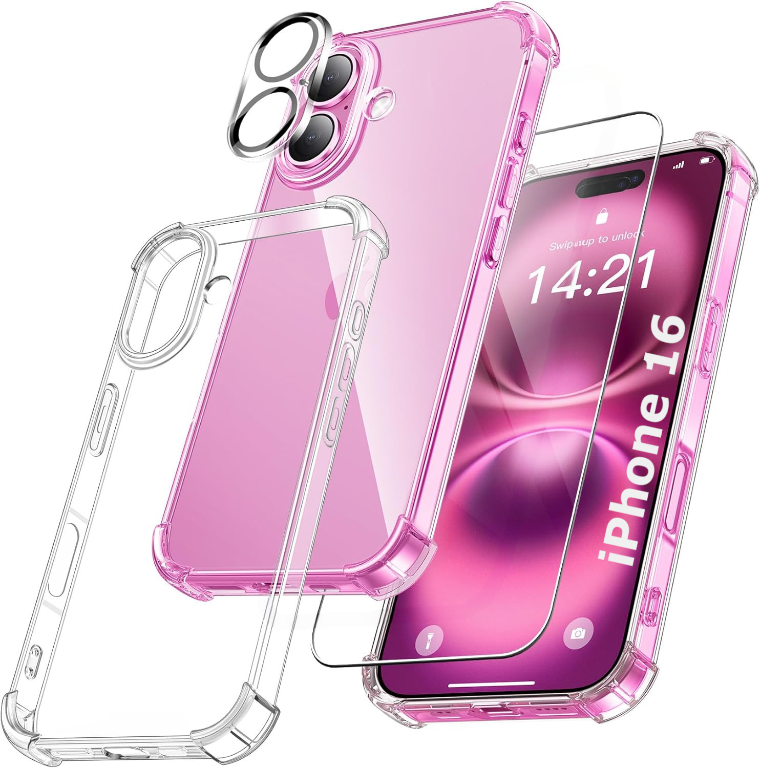 coque-silicone-antichoc-transparente-pack-glass-pour-iphone-16-little-boutik