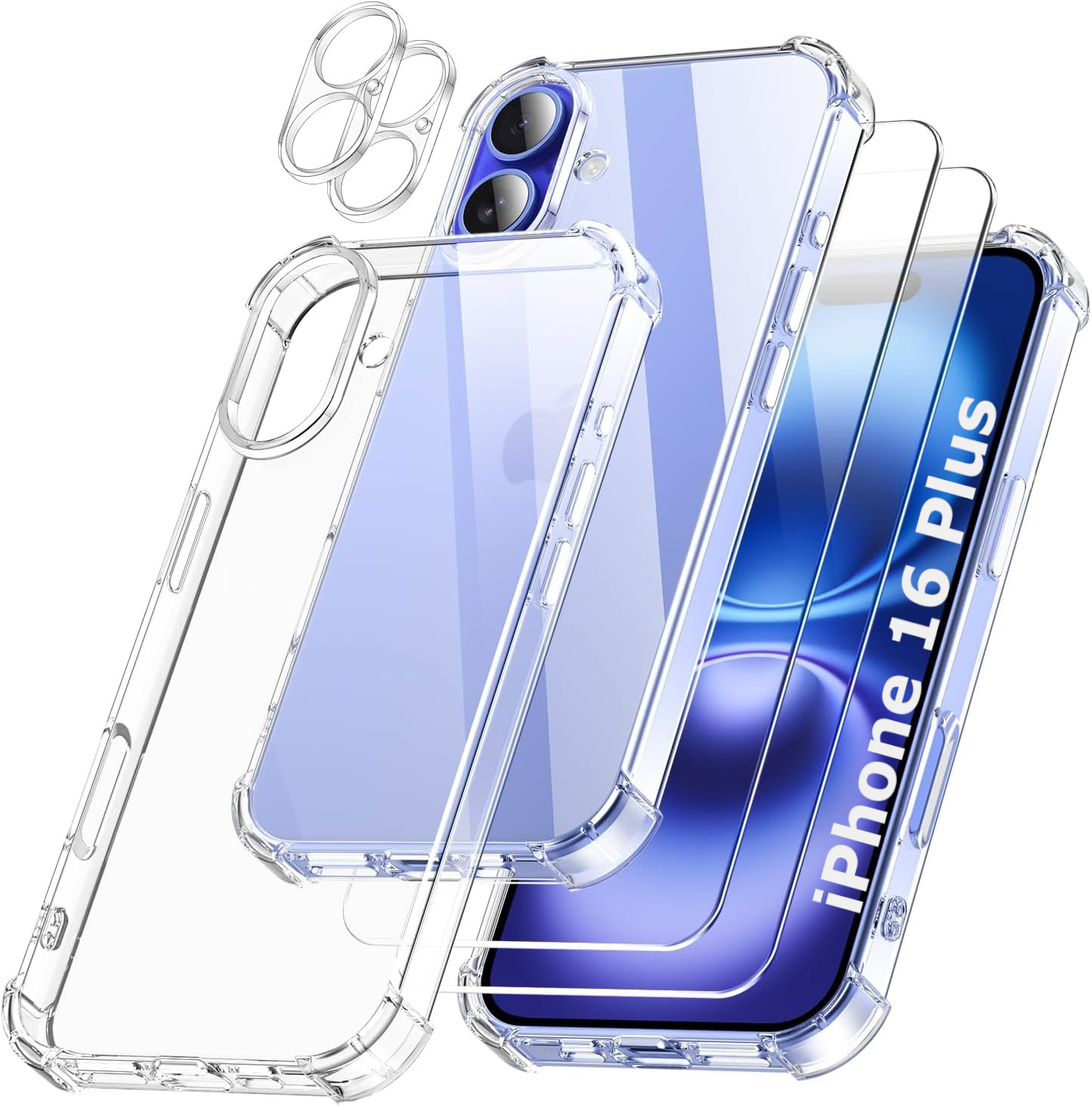 coque-silicone-antichoc-transparente-pack-glass-x2-pour-iphone-16-plus-little-boutik