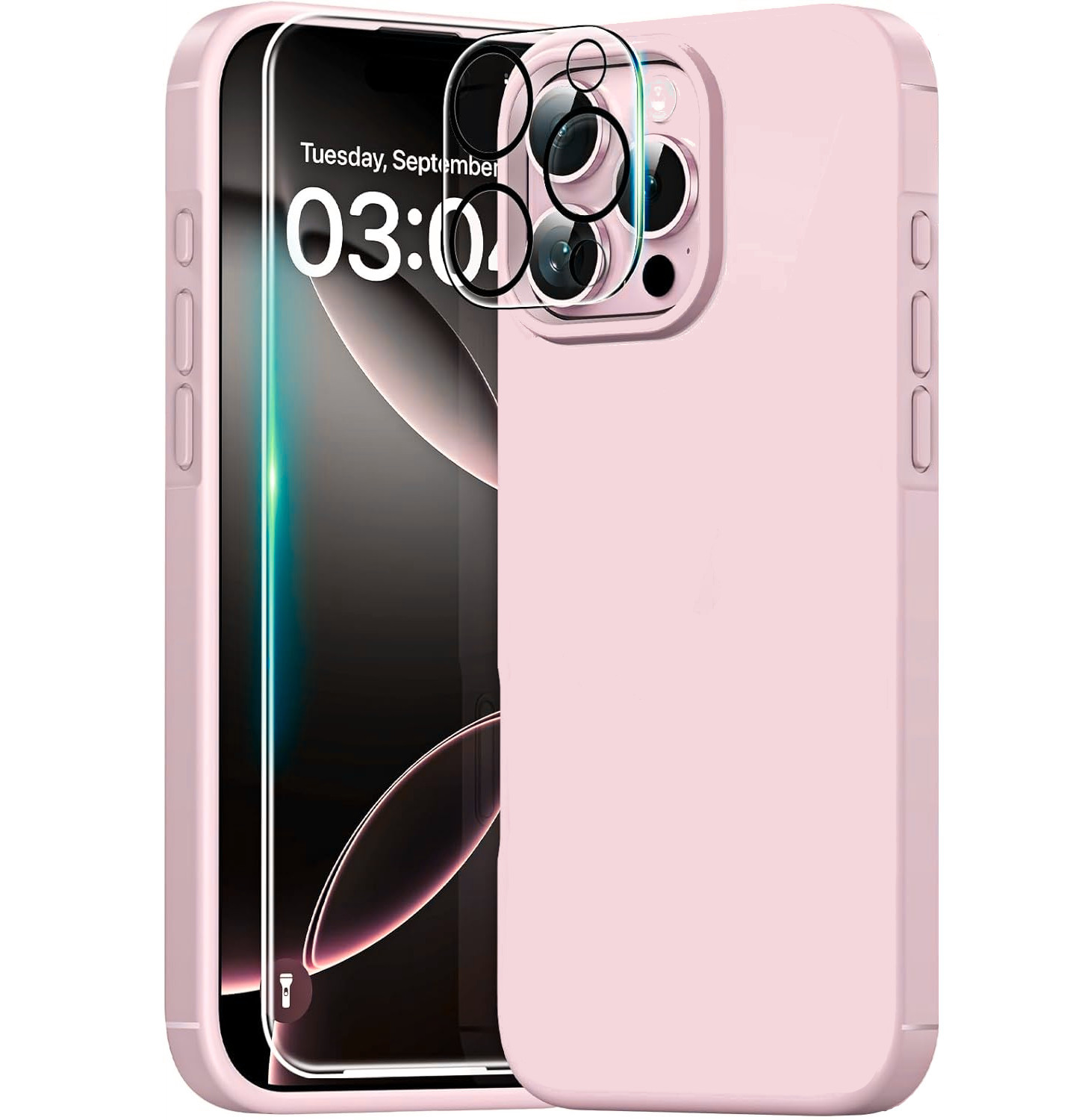 coque-silicone-rose-pack-glass-iphone-16-pro-little-boutik