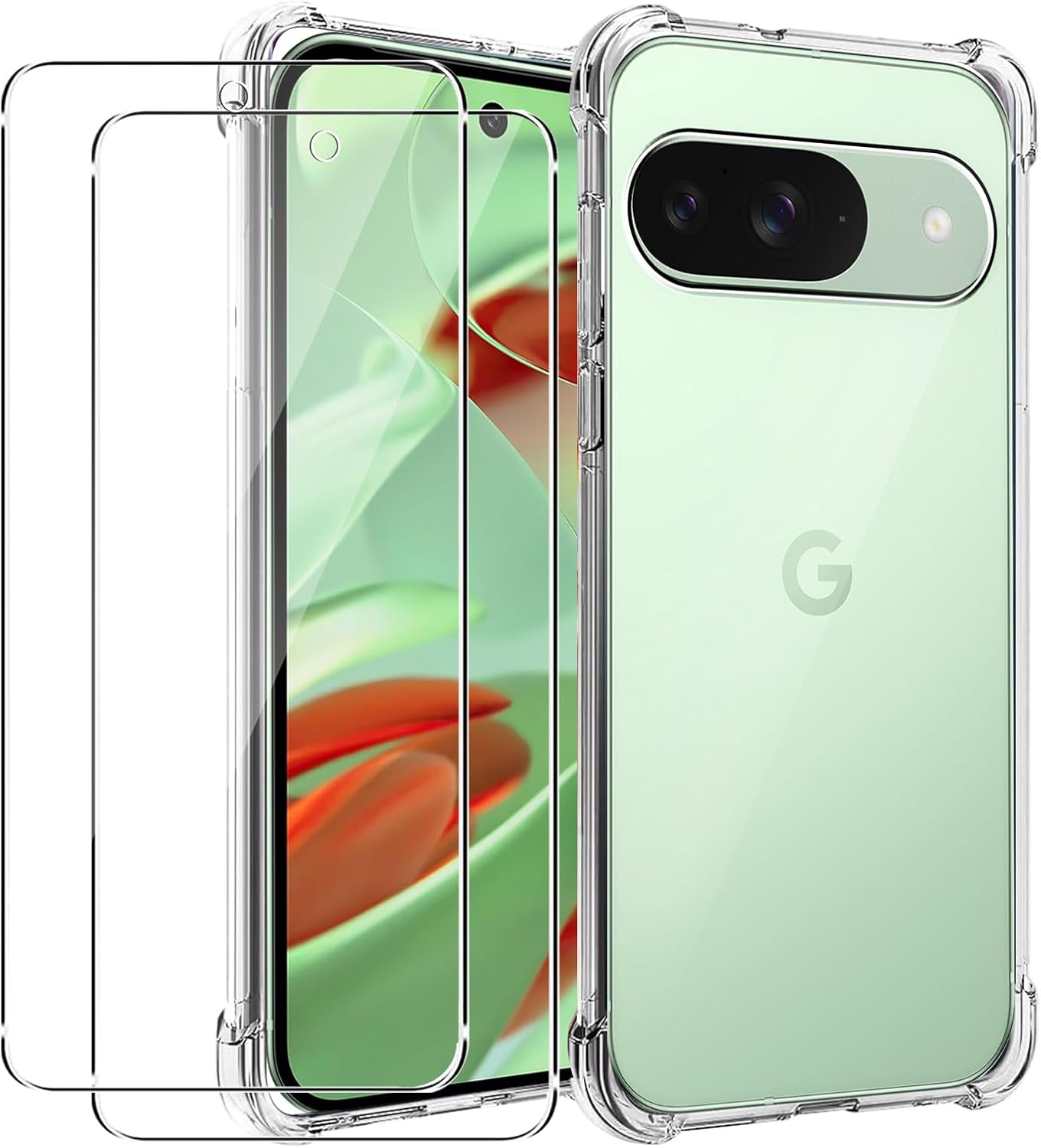 coque-silicone-antichoc-transparente-vitre-de-protection-x2-pour-pixel-9-pro-little-boutik
