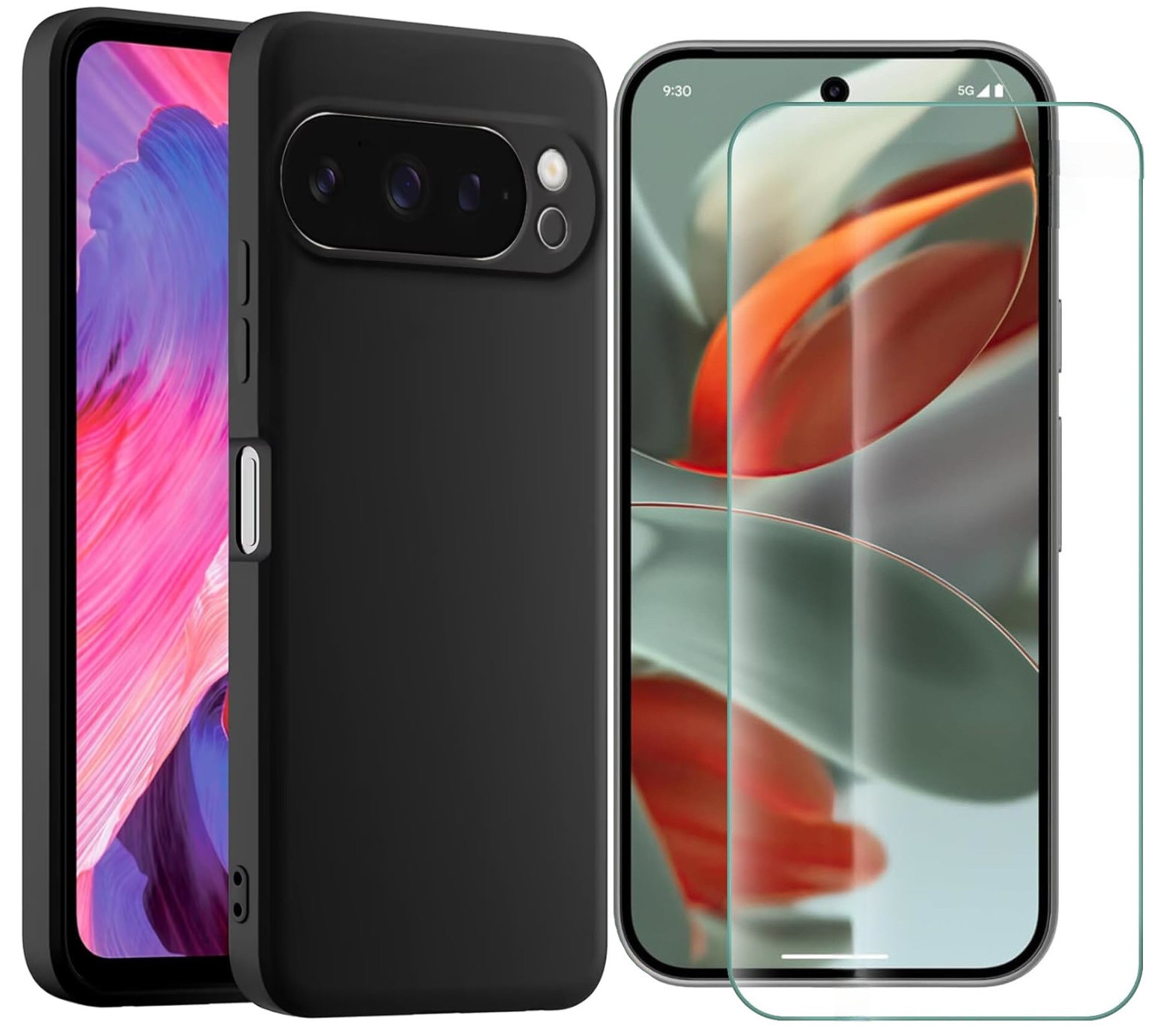 coque-silicone-noir-protection-ecran-pour-pixel-9-pro-little-boutik