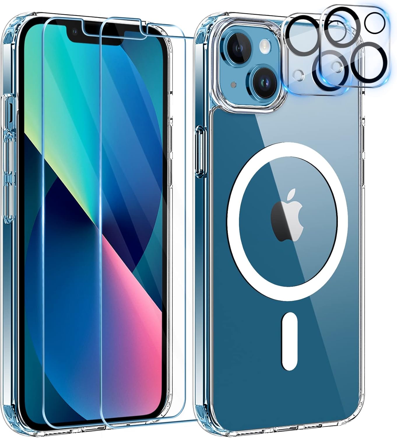 coque-magsafe-transparente-pack-glass-x2-iphone-13-mini-little-boutik