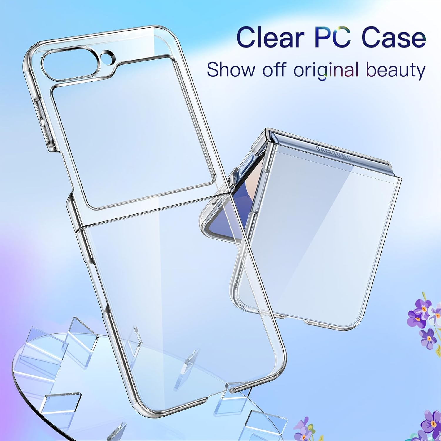 coque-silicone-rigide-transparente-pour-samsung-galaxy-z-flip-6-little-boutik