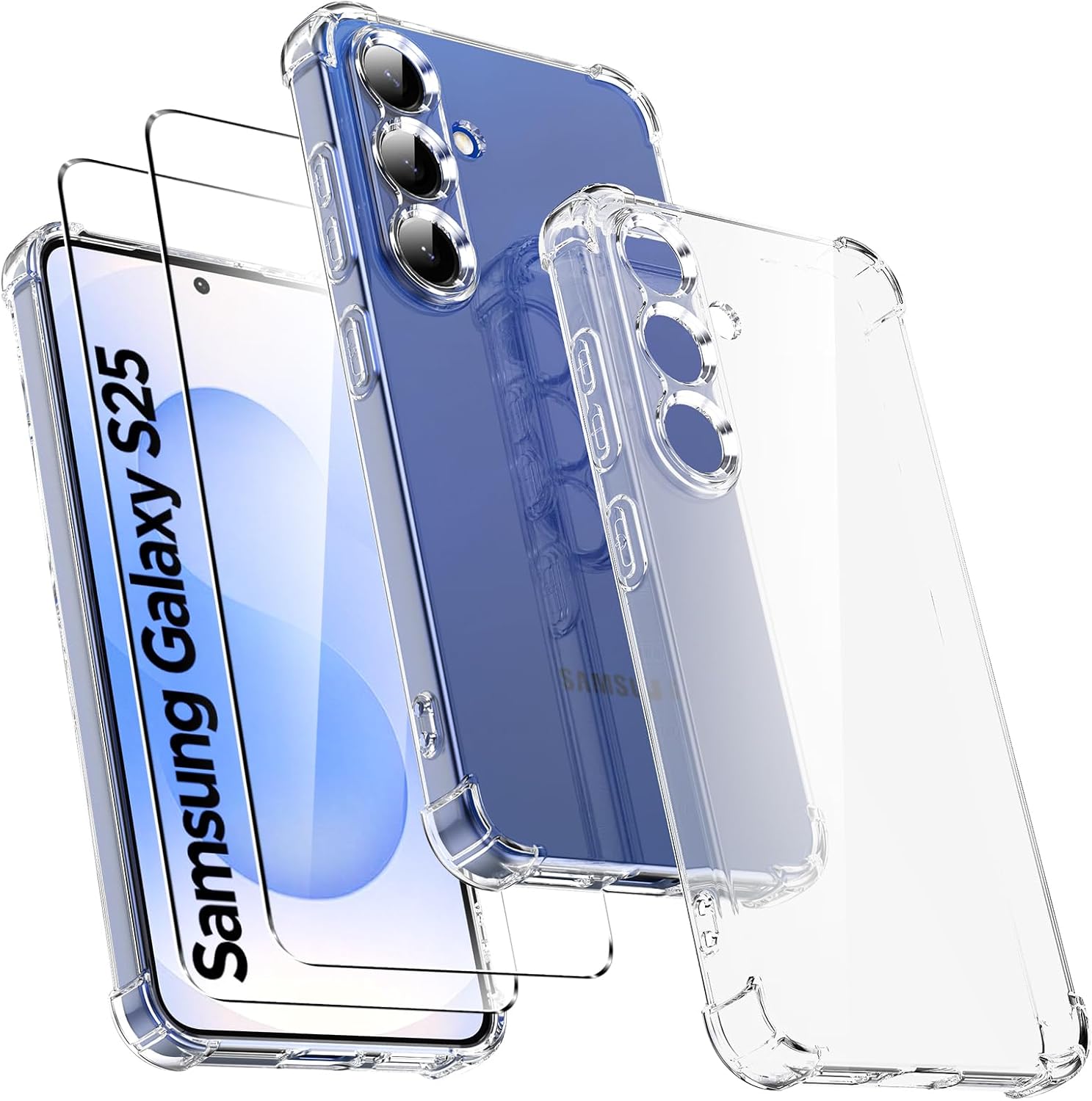 coque-silicone-transparente-renforces-2x-verres-trempes-ecran-samsung-galaxy-s25-little-boutik