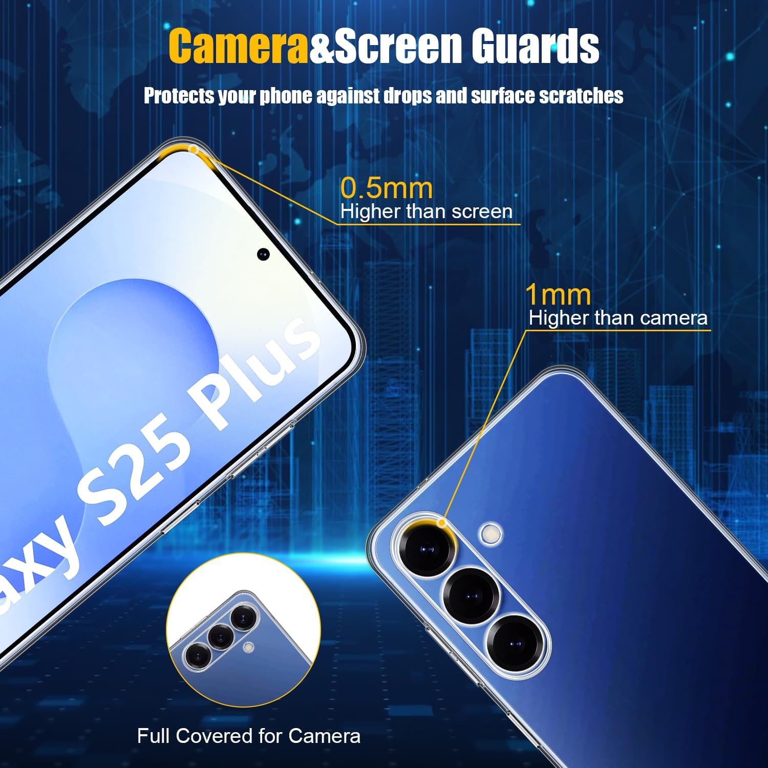 coque-silicone-transparente-protection-verres-trempes-samsung-galaxy-s25-plus-little-boutik
