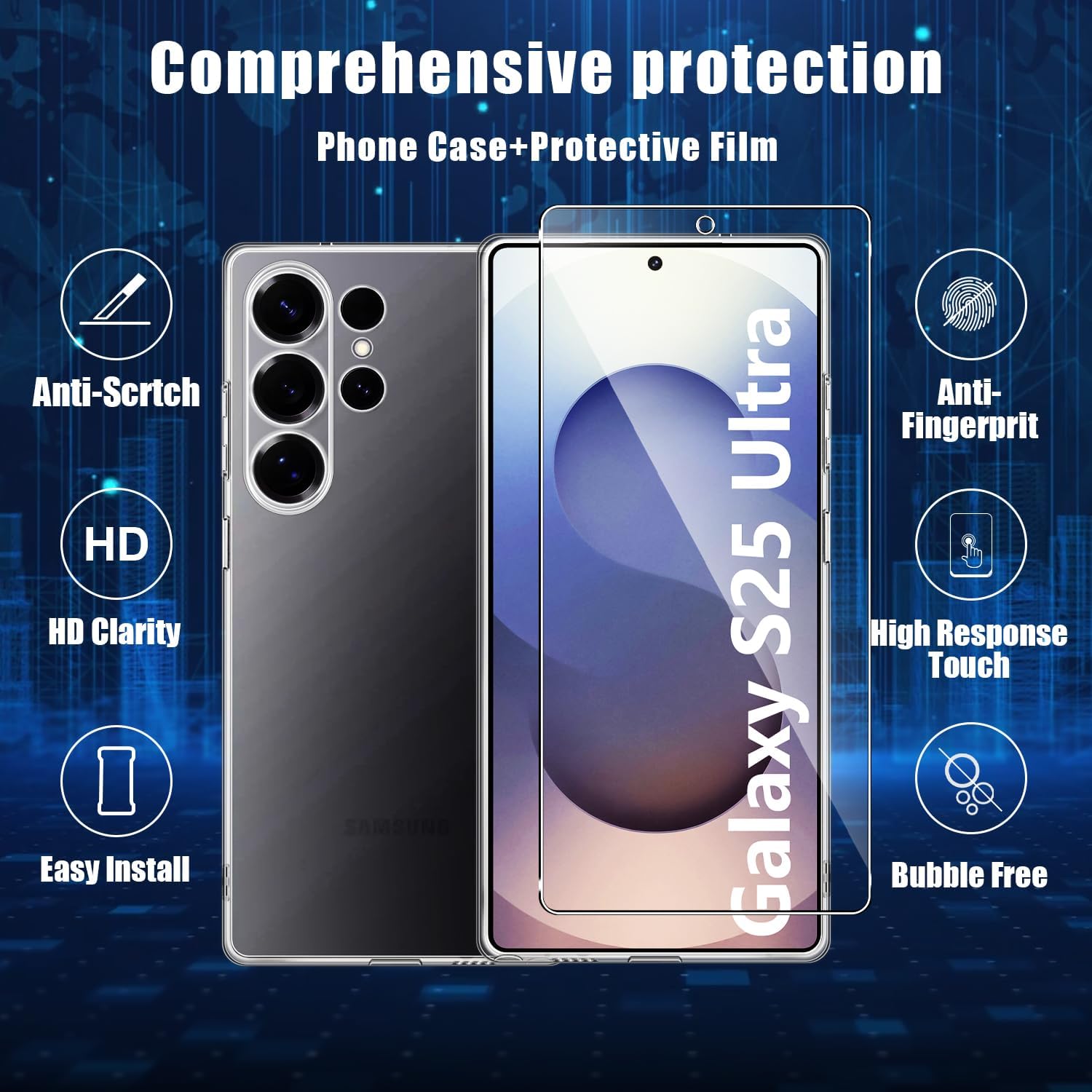 coque-transparente-verres-trempes-x2-samsung-galaxy-s25-ultra-little-boutik