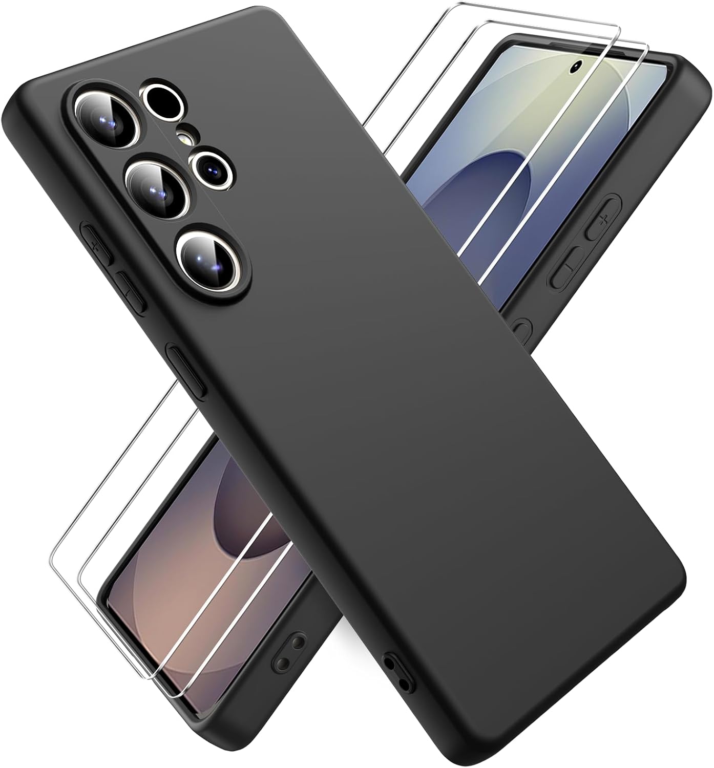 coque-noir-verre-trempe-x2-samsung-galaxy-s25-ultra-little-boutik
