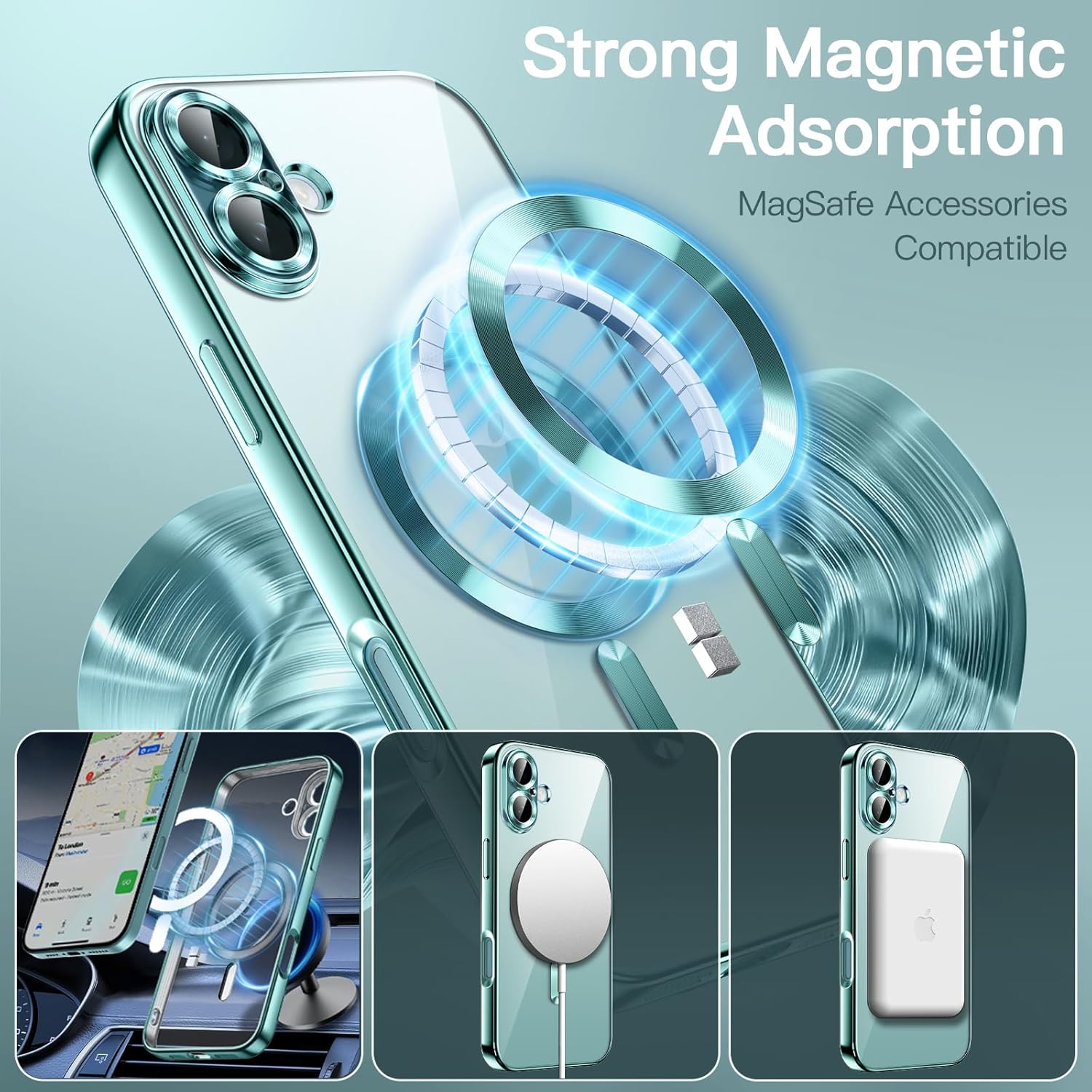 coque-protection-transparente-silicone-magsafe-vert-pour-iphone-16-plus-little-boutik