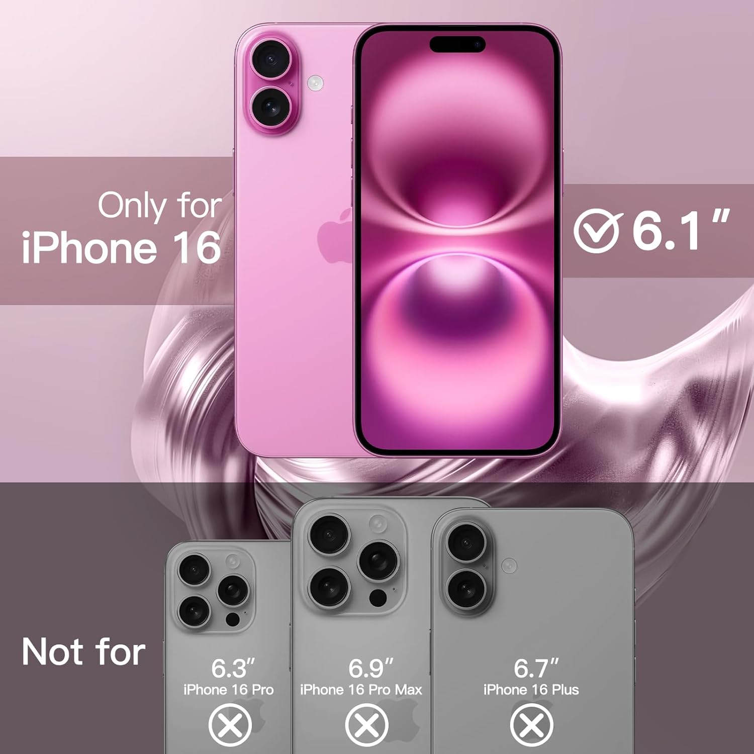 coque-transparente-silicone-magsafe-rose-pour-iphone-16-little-boutik