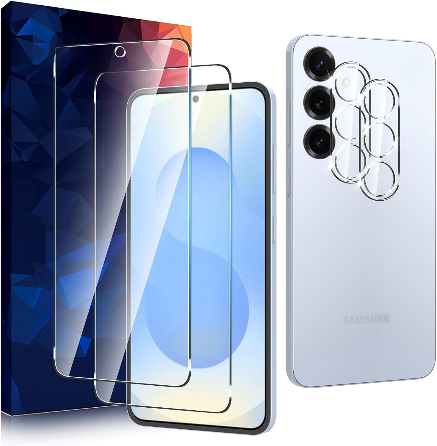 pack-verre-trempe-avant-protection-camera-arriere-transparent-x2-samsung-galaxy-s25-little-boutik